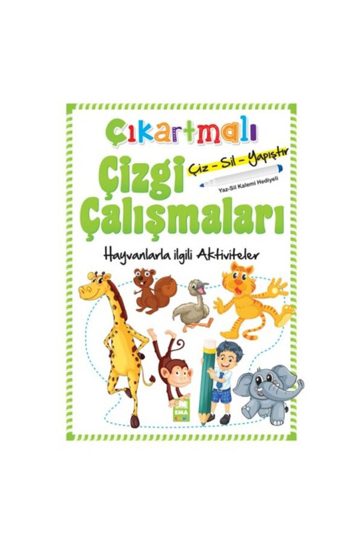 Bıcırık Yayınları Çıkartmalı Çizgi Çalışmaları Hayvanlarla İlgili Aktiviteler