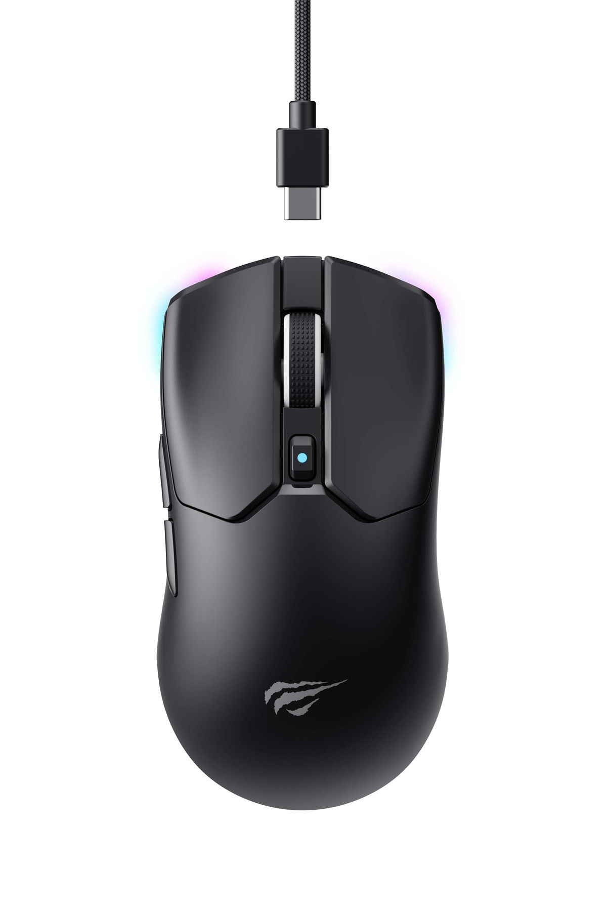 Havit Gamenote MS974WB PAW3311 Ultra Hafif 12.000 DPI RGB Gaming Oyuncu Mouse 2.4GHz + Bluetooth 5.1
