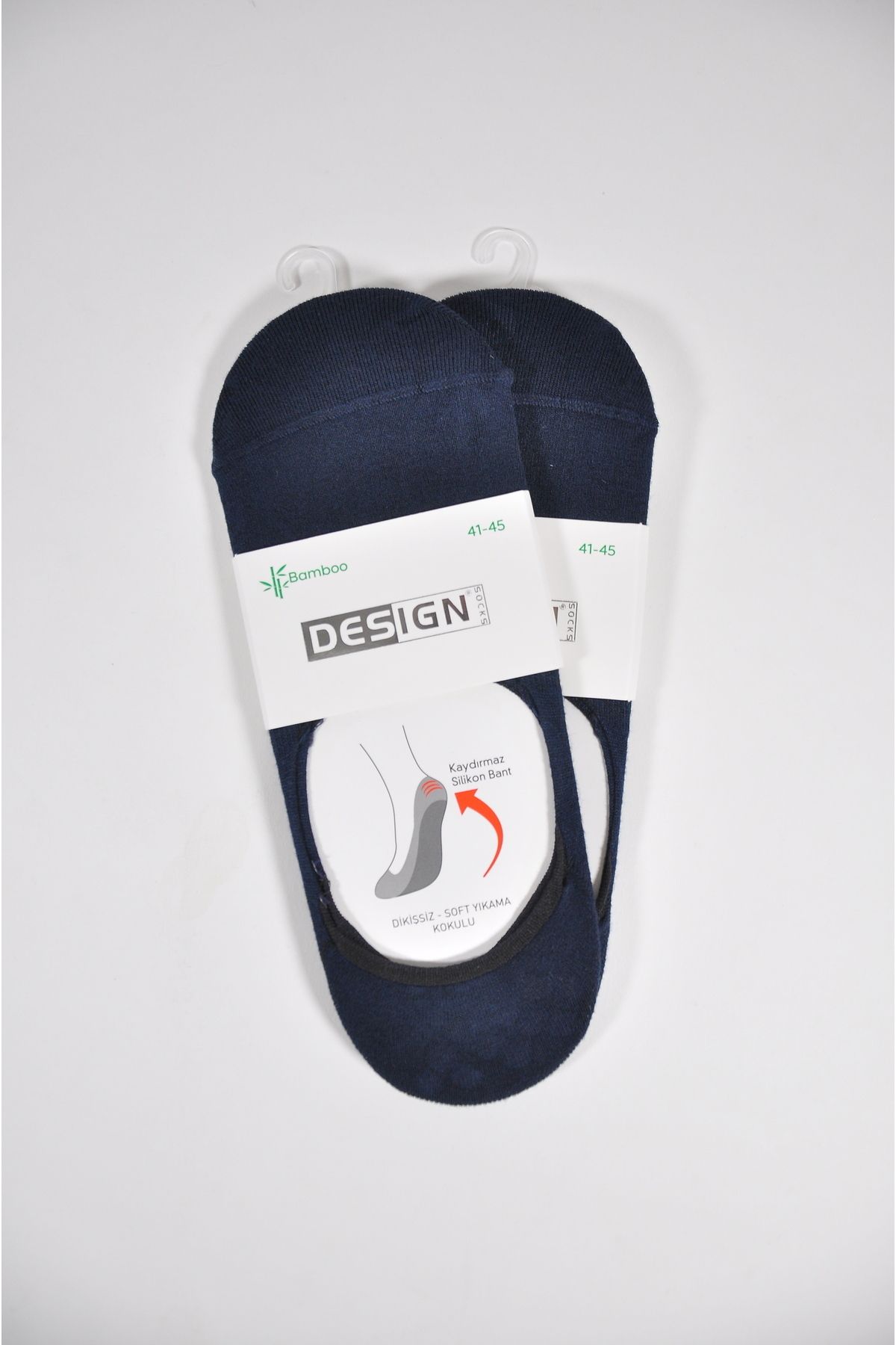 Design Socks Bambu Babet Erkek Çorabı - Desen Çorap