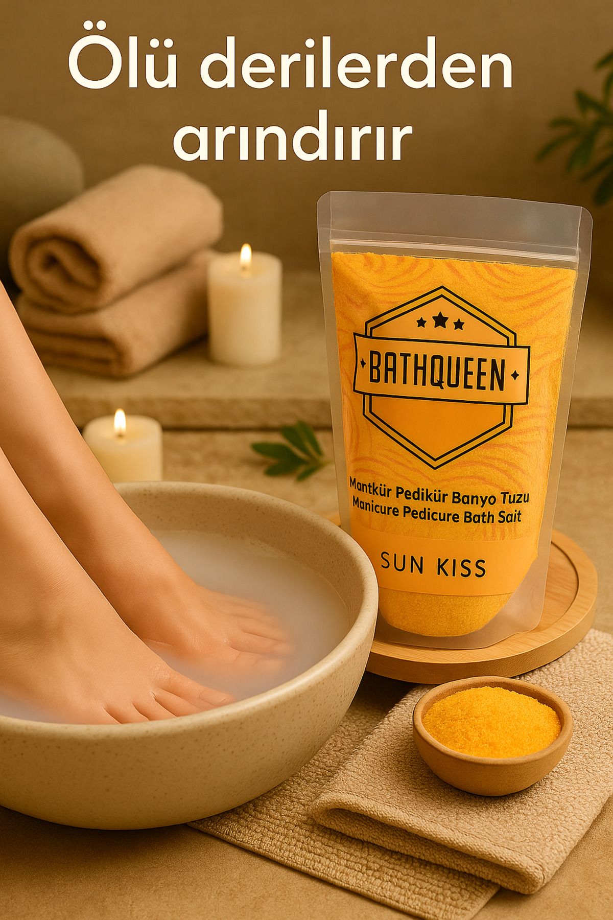 naturgleam Mango Manikür Pedikür Banyo Tuzu 1000gr (EPSOM SALT) Kilitli Ambalaj