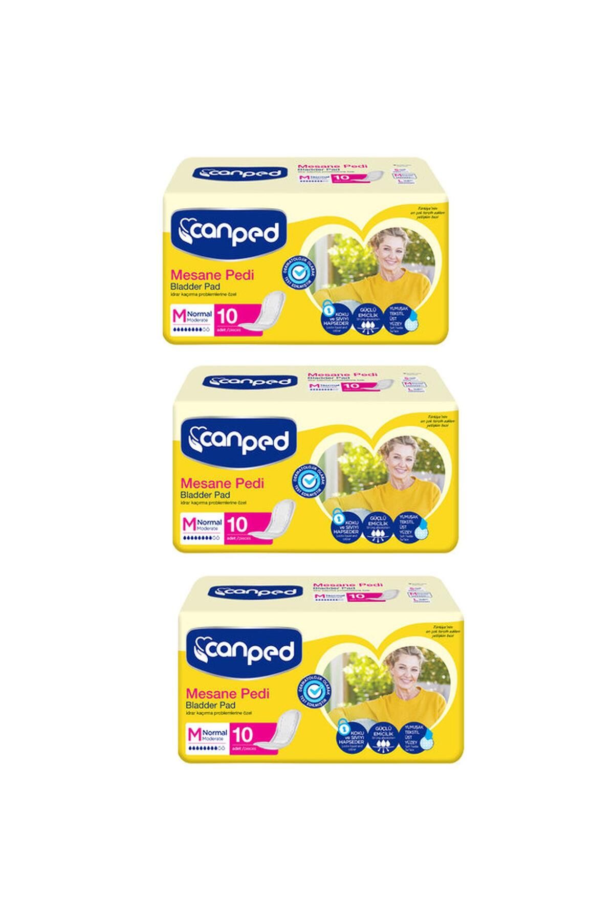 Canped Mesane Pedi Orta Boy Medium 10 Lu 3 Adet