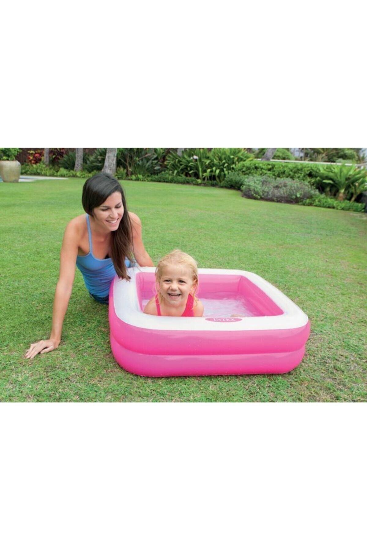 Intex-57100 Square Children's Pool with Inflatable Base 25x 86 X 86cm. 3