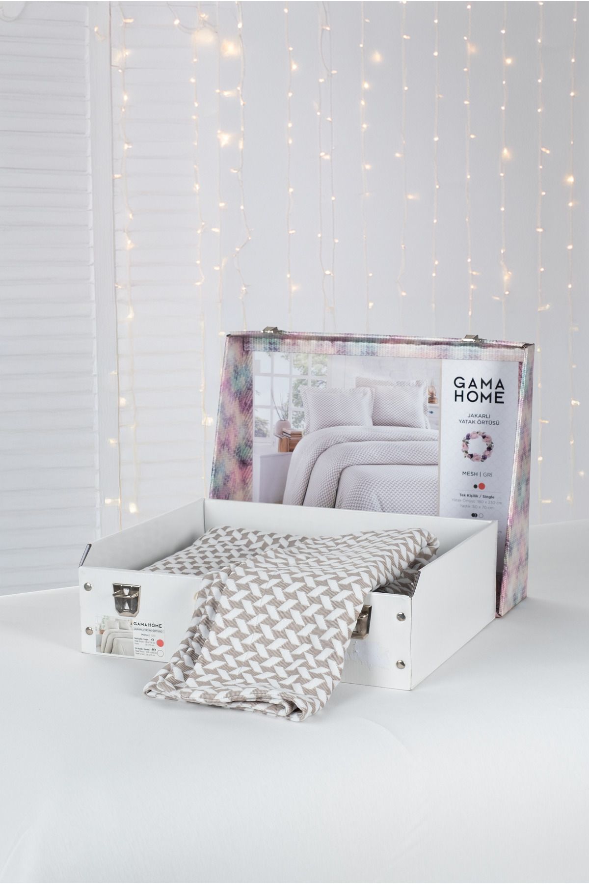 GAMA HOME-Jacquard Single Bedspread / with Special Design Bag / with Different Color and Pattern Options 7