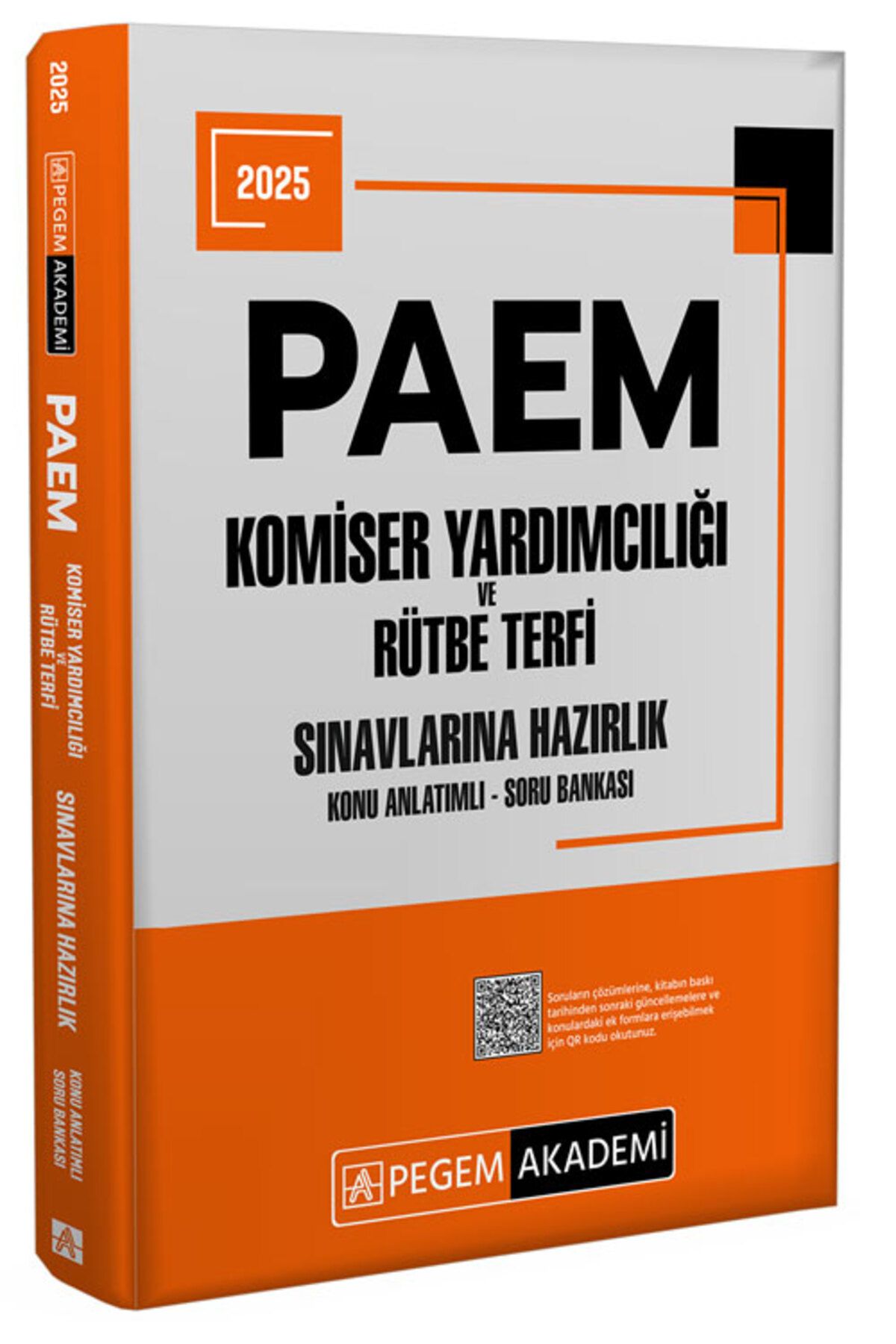 Pegem Akademi Yayıncılık 2025 PAEM Komiser Yardımcılığı ve Rütbe Terfi Sınavlarına Hazırlık Konu Anlatımlı Soru Bankası