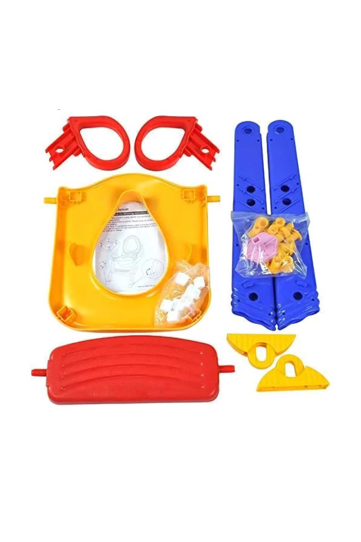 كرسي مرحاض قابل للتعديل والطي للتدريب على استخدام الحمام مع سلم غير قابل للانزلاق للأطفال الصغار