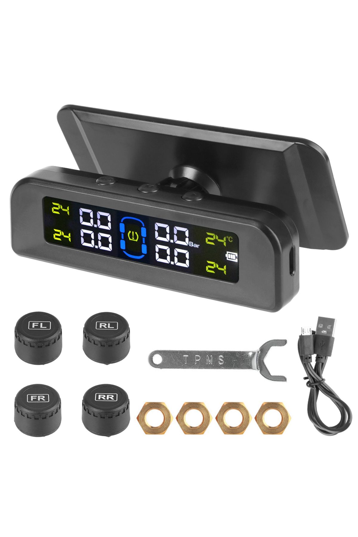 Choice-Ty05 External Tire Pressure Monitoring System Temperature Warning Fuel Save With 4 External Sensors 1
