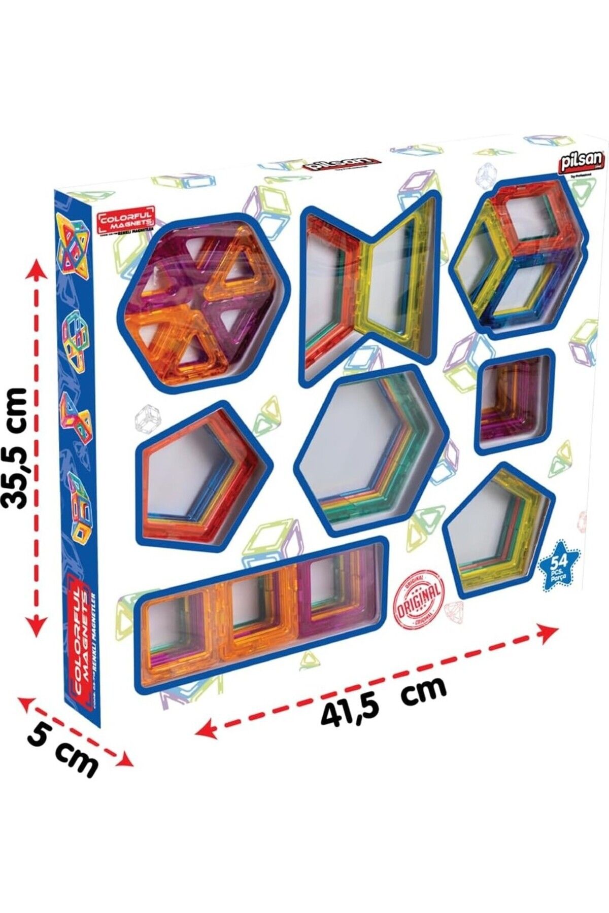 PL Renkli Magnetler 54 Parça