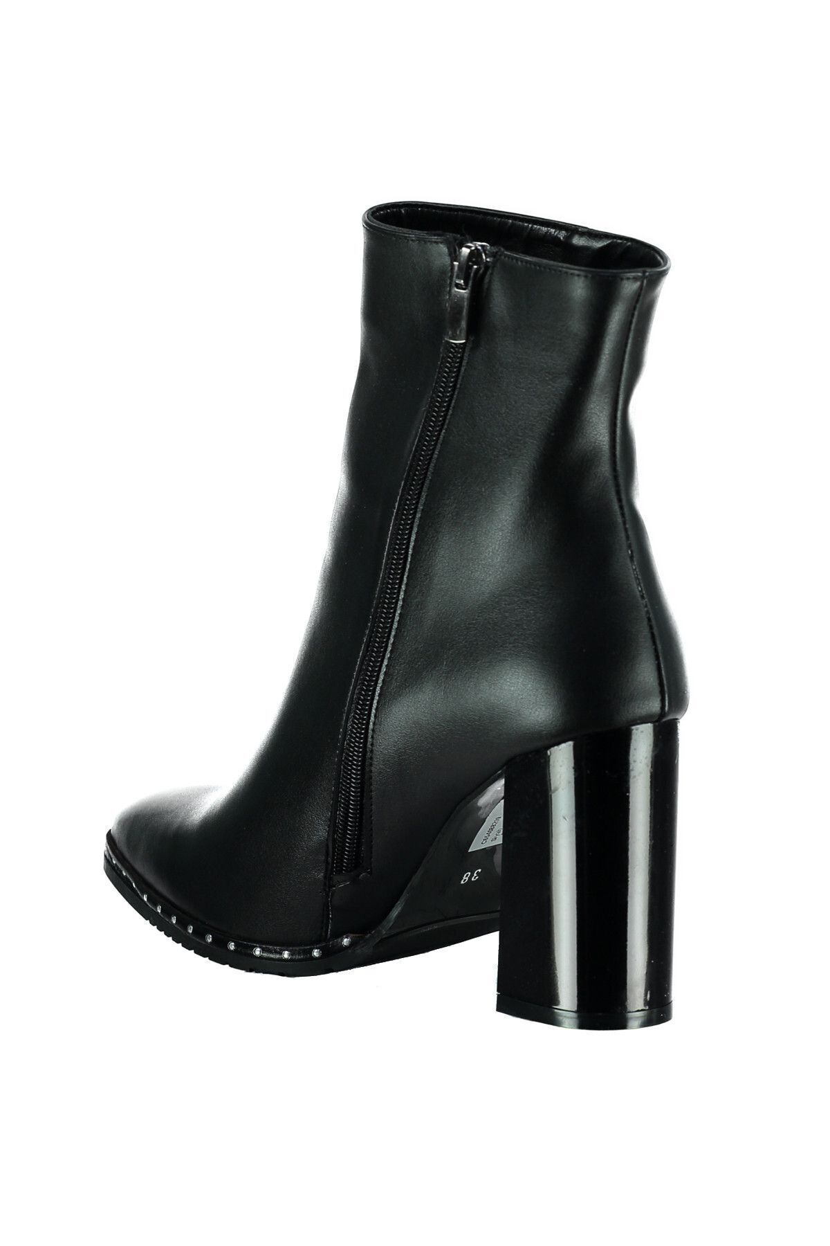 Fox Shoes-Μαύρα γυναικεία μποτάκια C654088209 4