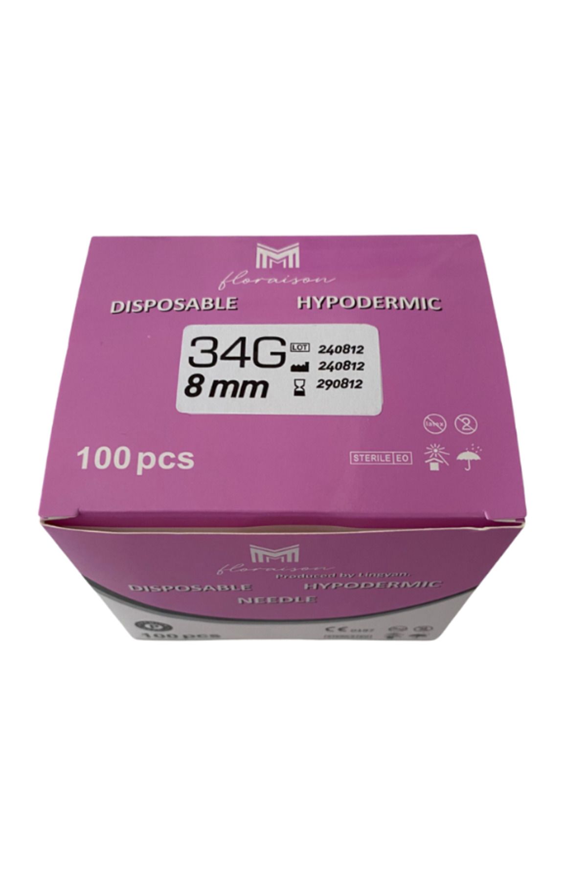 Floraison Medikal 34G*8MM MEZOTERAPİ HAYALET ENJEKTÖR İĞNESİ