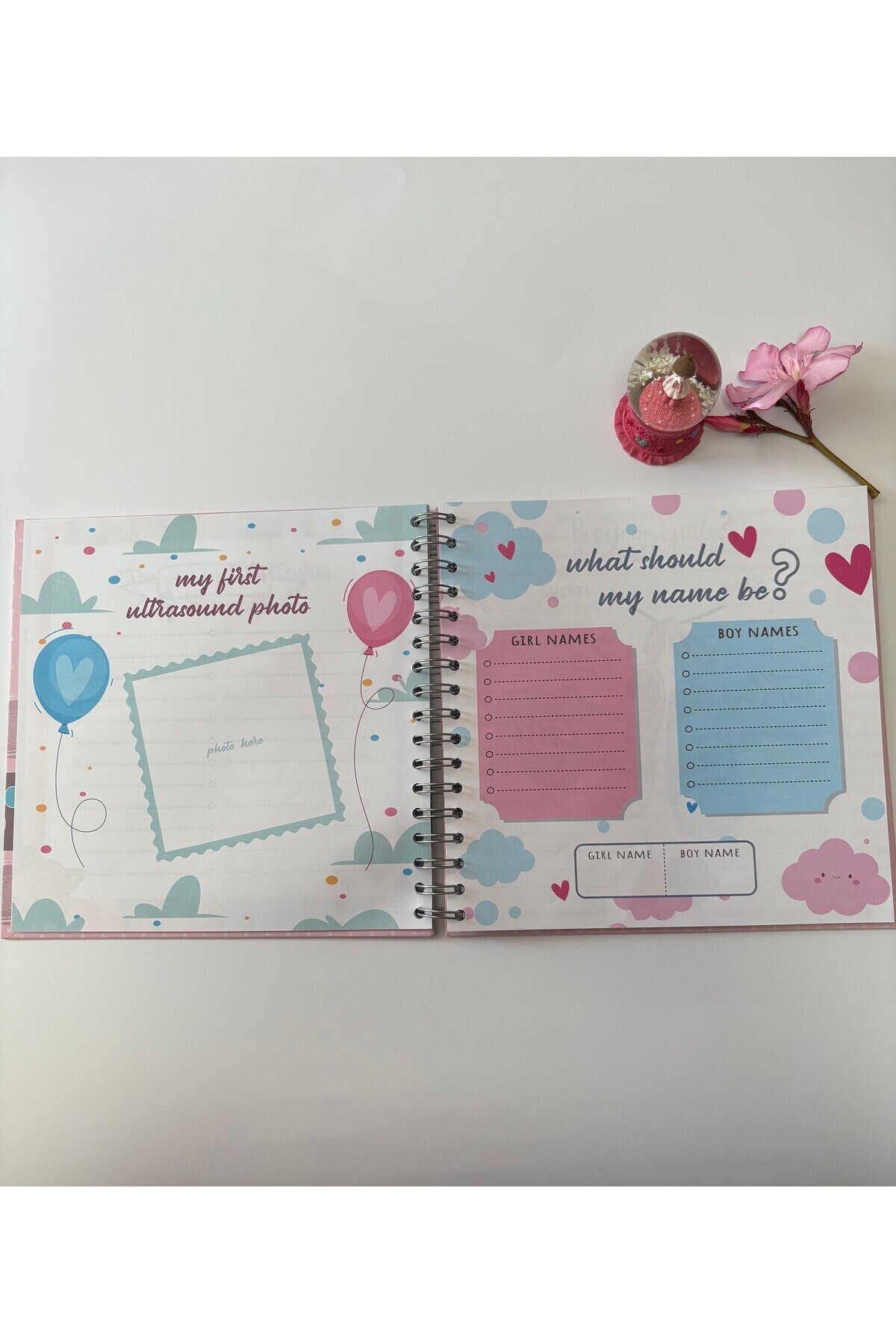 Adalinhome Bebek Anı Defteri ve Anne Hamile Günlüğü Fotoğraf Albümü fotoğrafı 3 (önizleme)