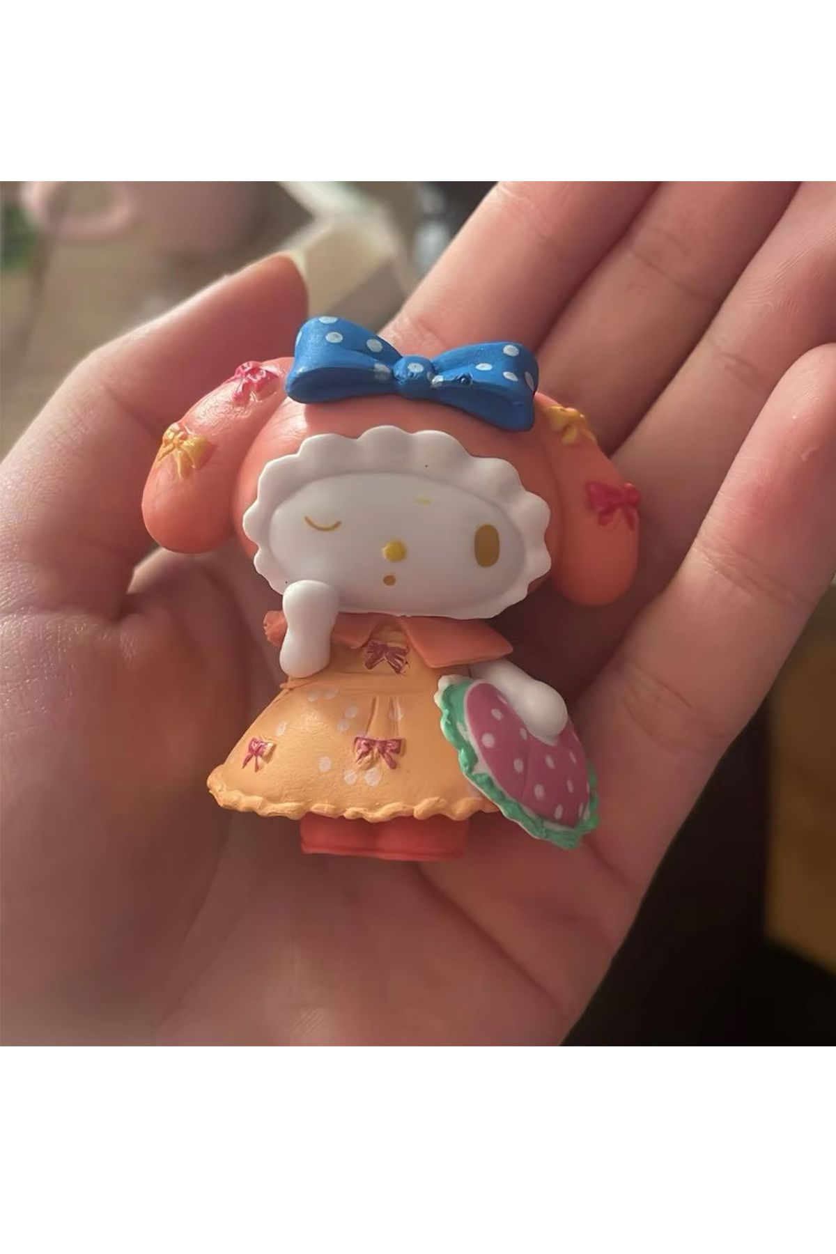 Choice-Random 1pcs New Sanrio Blind Box Kawaii Kuromi Cinnamoroll My Melody Figures Dolls Blind Bag Toy For 3