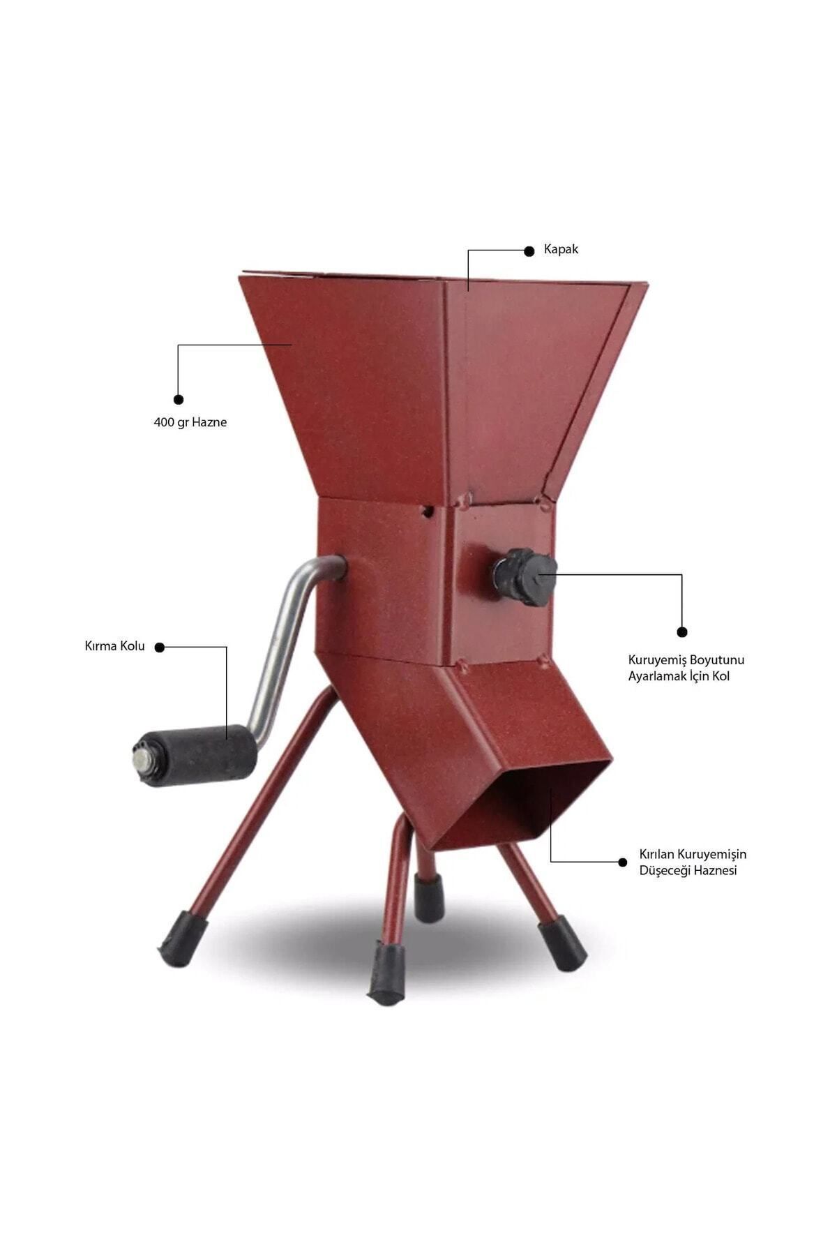 PeakBays-Practical Handle Hazelnut, Walnut, Almond Cracker Handle Mill 2