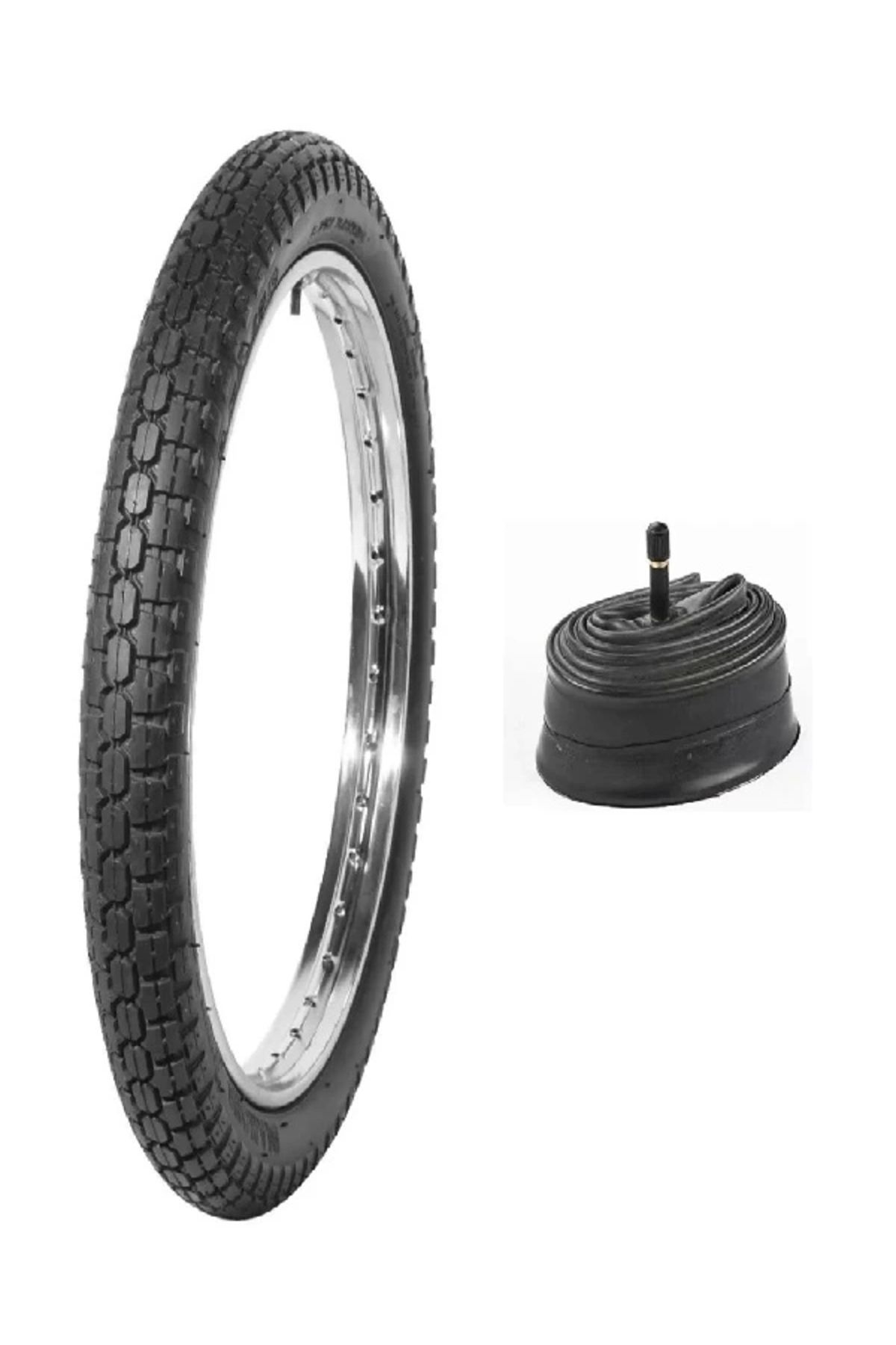 DIAMOND 18 Jant 2.75-18 Motosiklet Dış Lastiği Jumbo R (Arka) 6PR + KRT Marka İç Lastik Seti