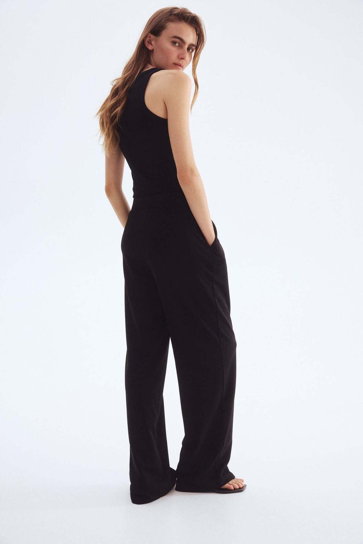 H&M-High-waisted tailored trousers 7