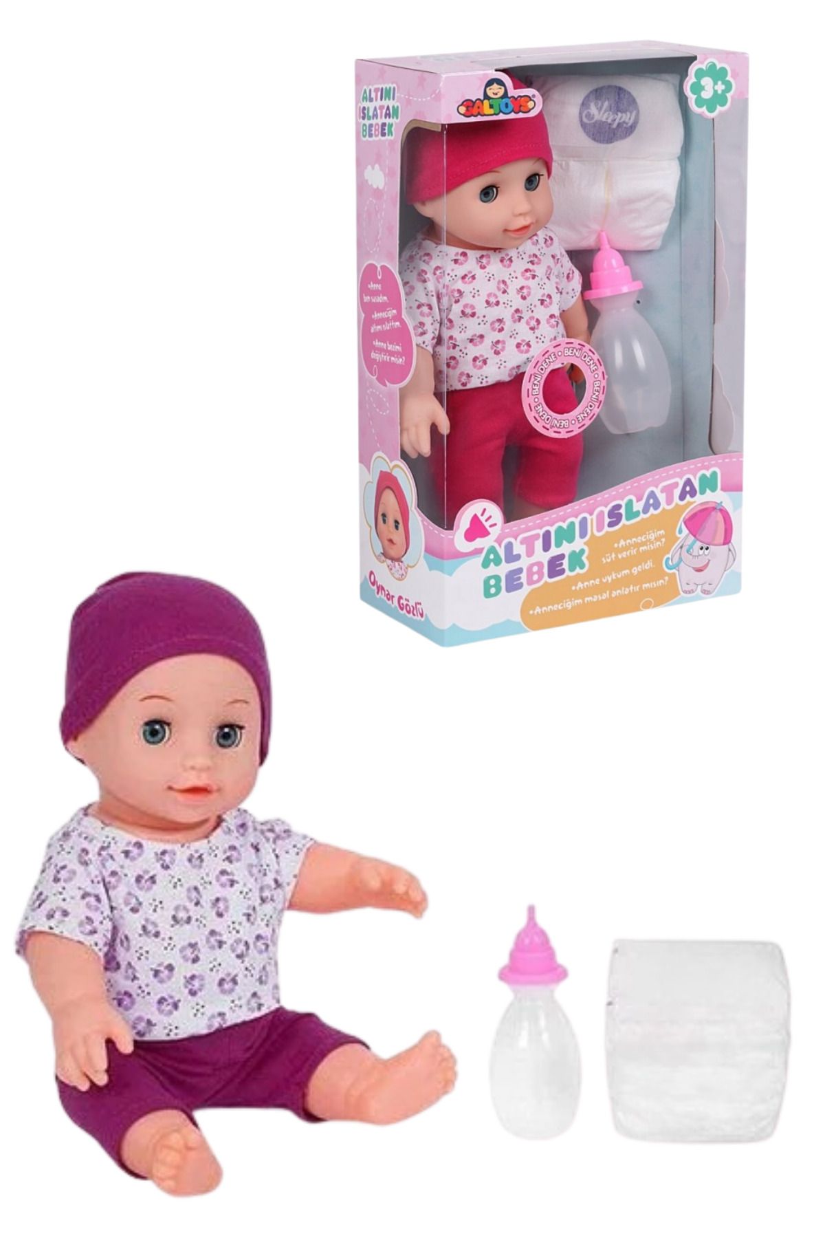 craftivio Altını Islatan Bebek Konuşan Oyuncak Bebek