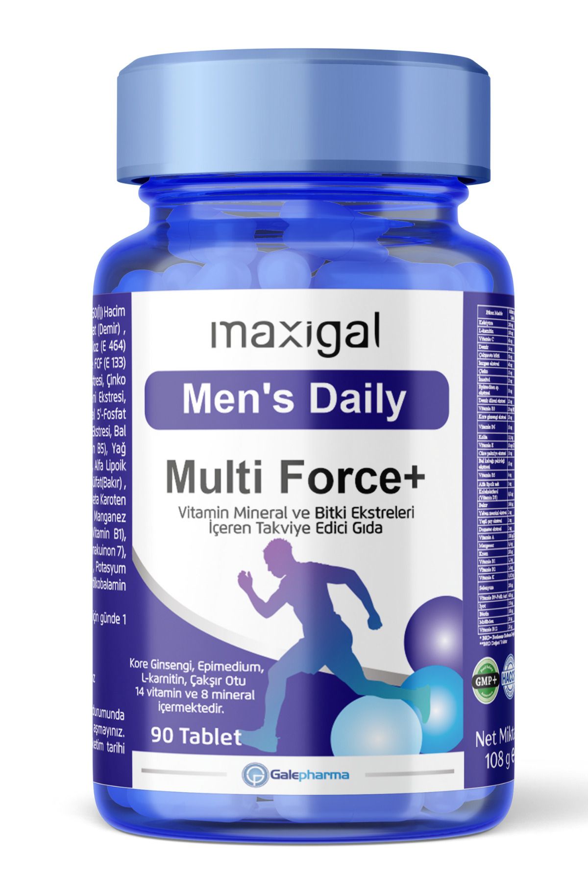 Maxigal Men's Daıly Multı Force 90 Tb