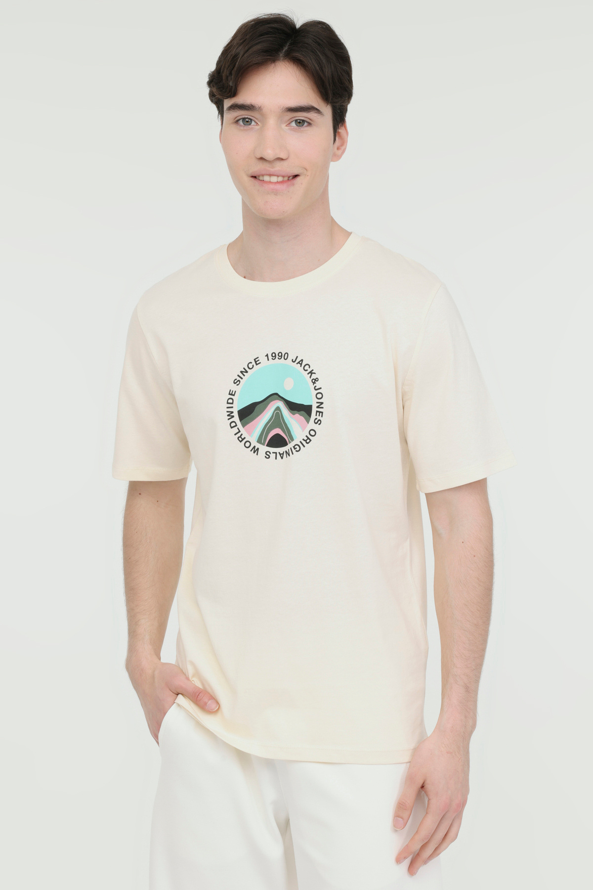 تیشرت جک اند جونز JORLAFAYETTE TEE SS CREW