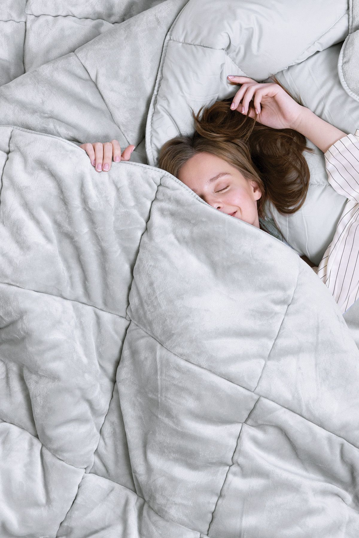 Yataş-Macaron Single Wellsoft Quilt - Gray 5