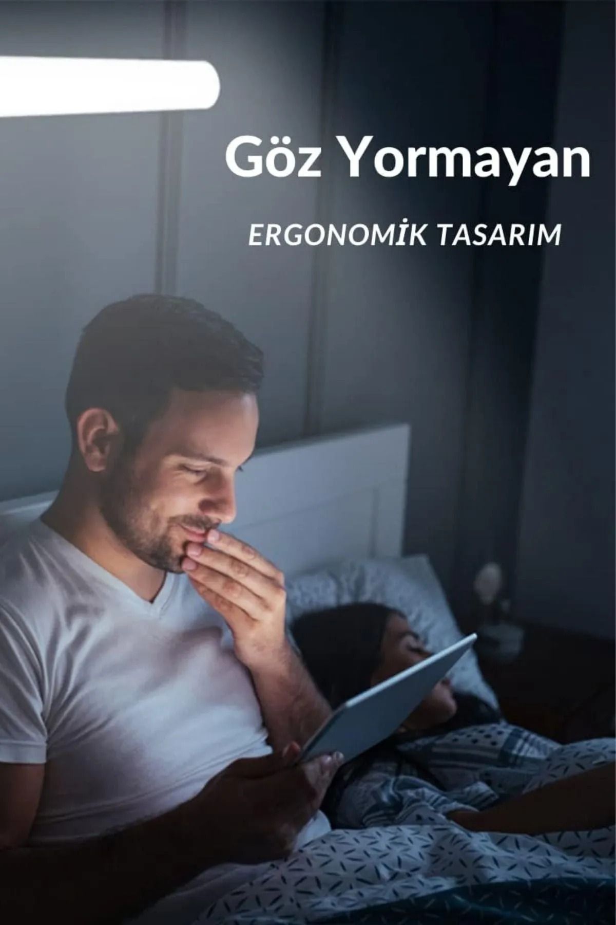 Martı Led Işık Micro Usb Şarjlı Kablosuz Led Lamba 3 Farklı Işık Led Aplik Dimlenebilir - 7