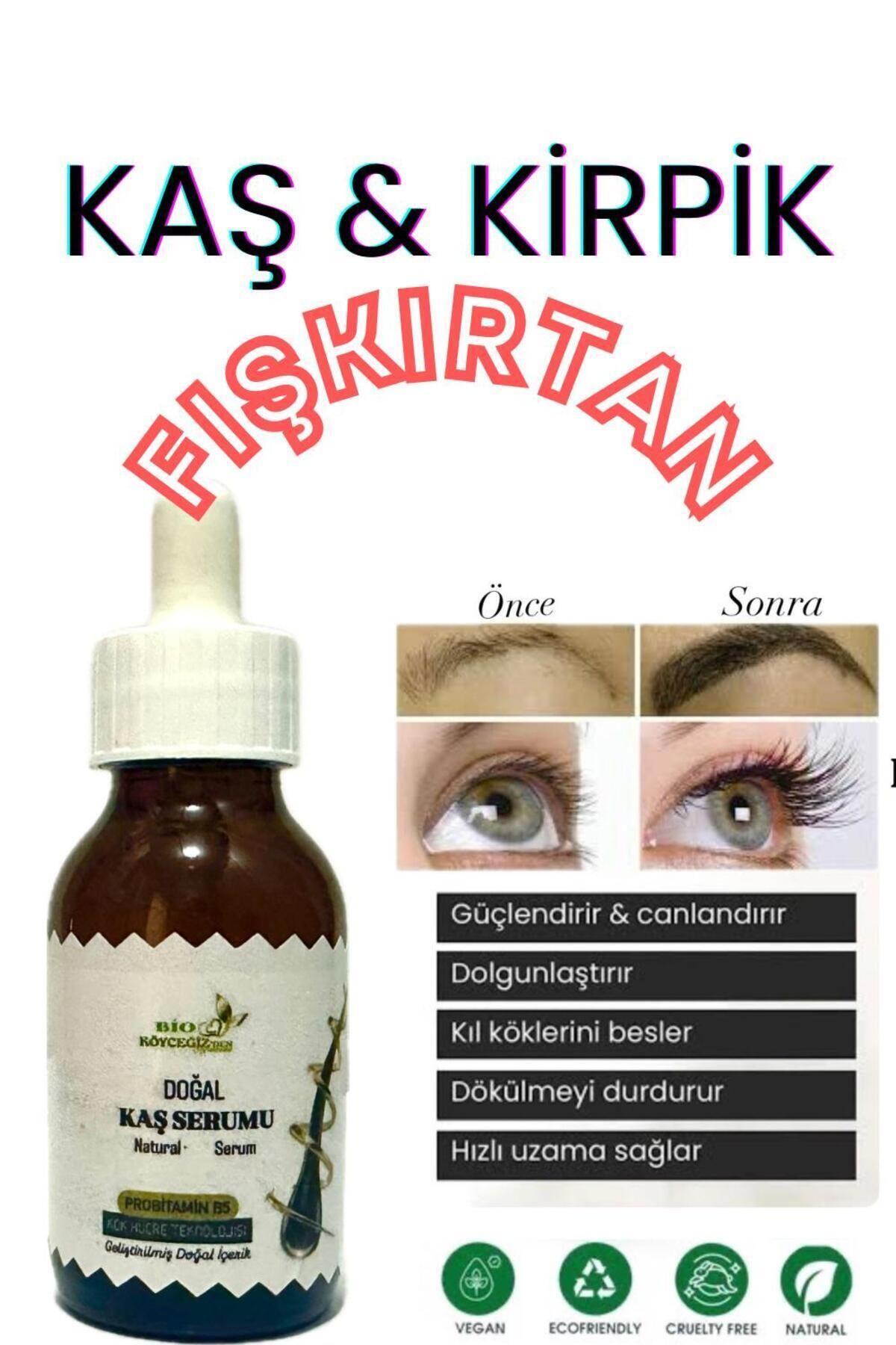 BİO KÖYCEĞİZDEN SOFRANIZA Kadın & Erkek Kaş & Kirpik Çıkarmaya Yardımcı Serum - Kaşı Ve Kirpiği Besler, Güçlendirir,