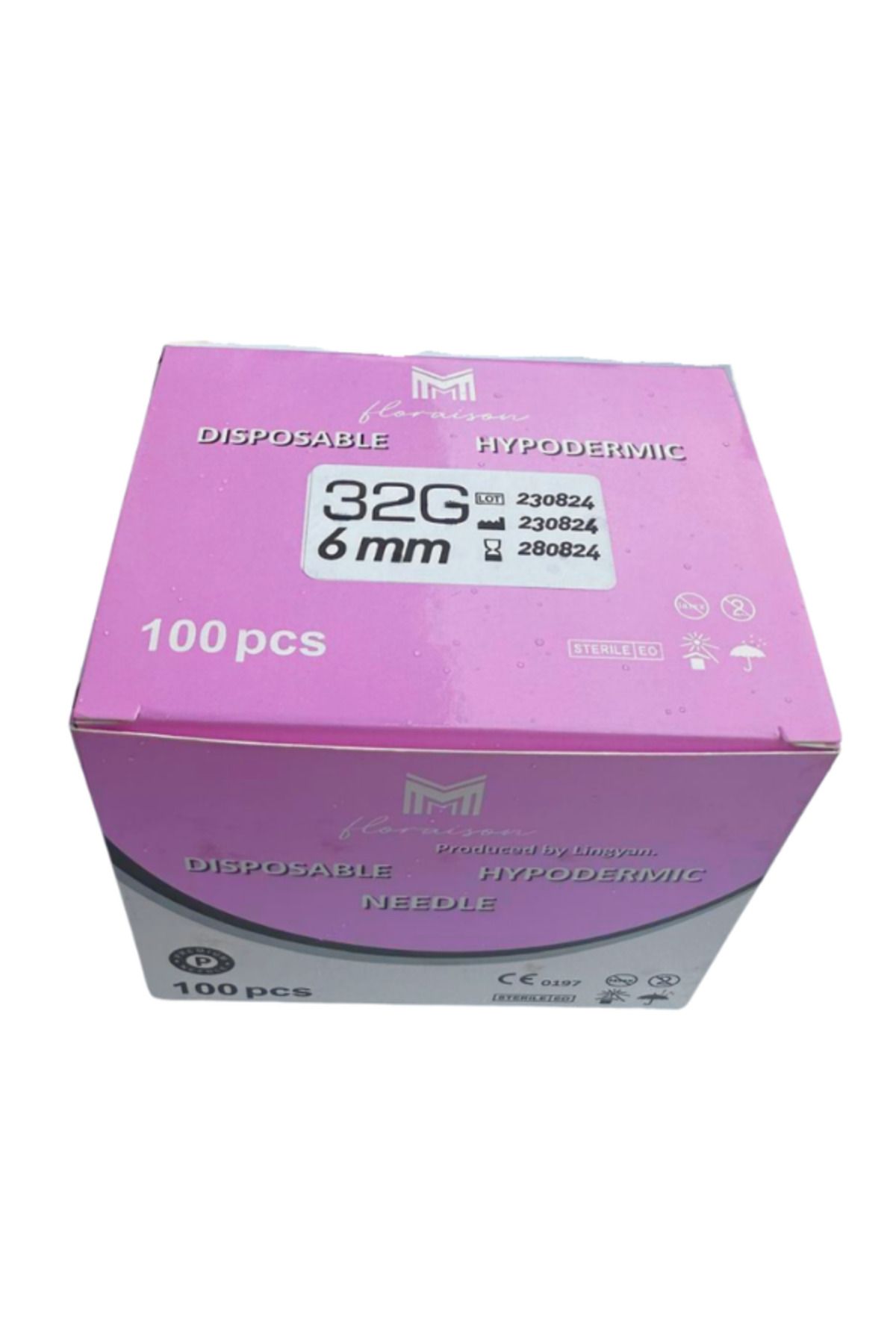 Floraison Medikal 32G x 6MM Mezoterapi Enjektör Ucu 100 Adet