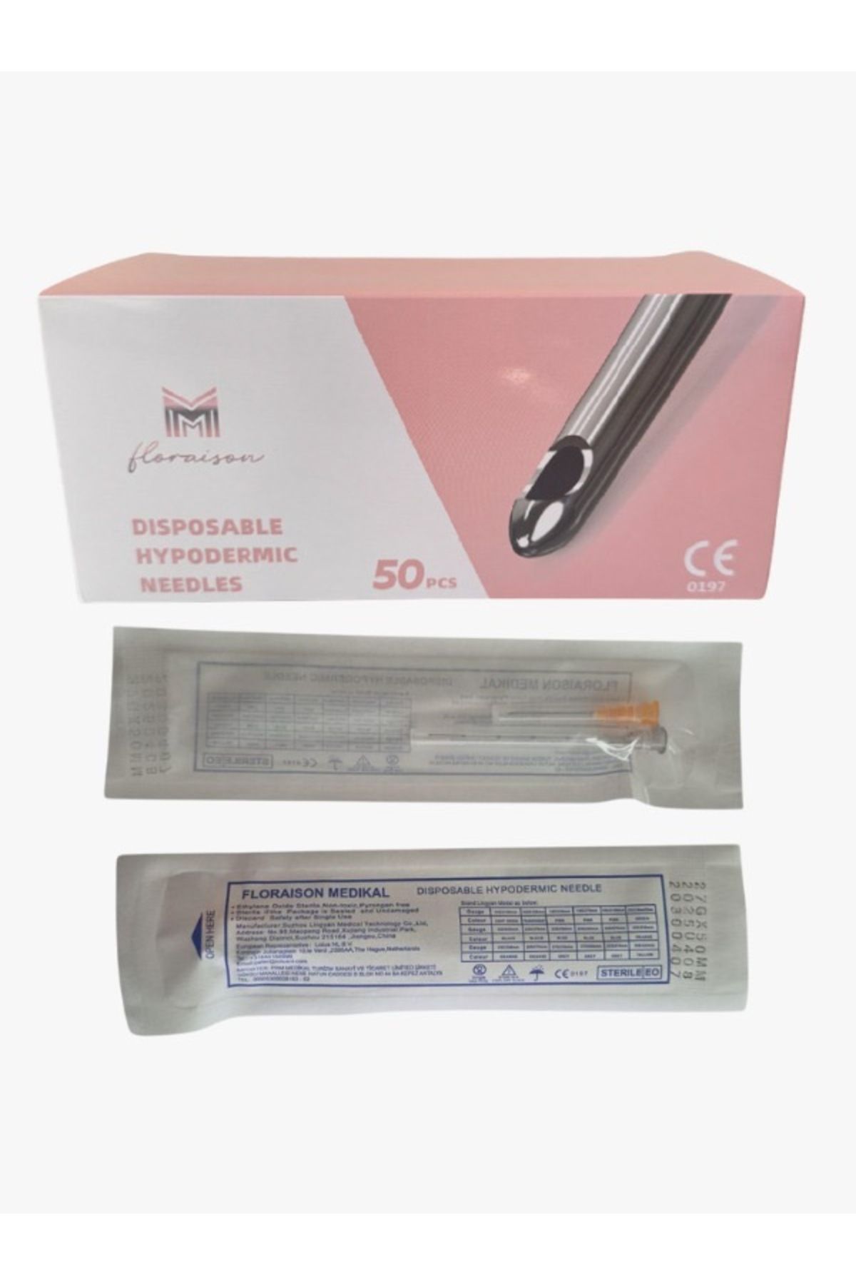 Floraison Medikal Dolgu Kanülü 27G x 70 MM (50 Adet)