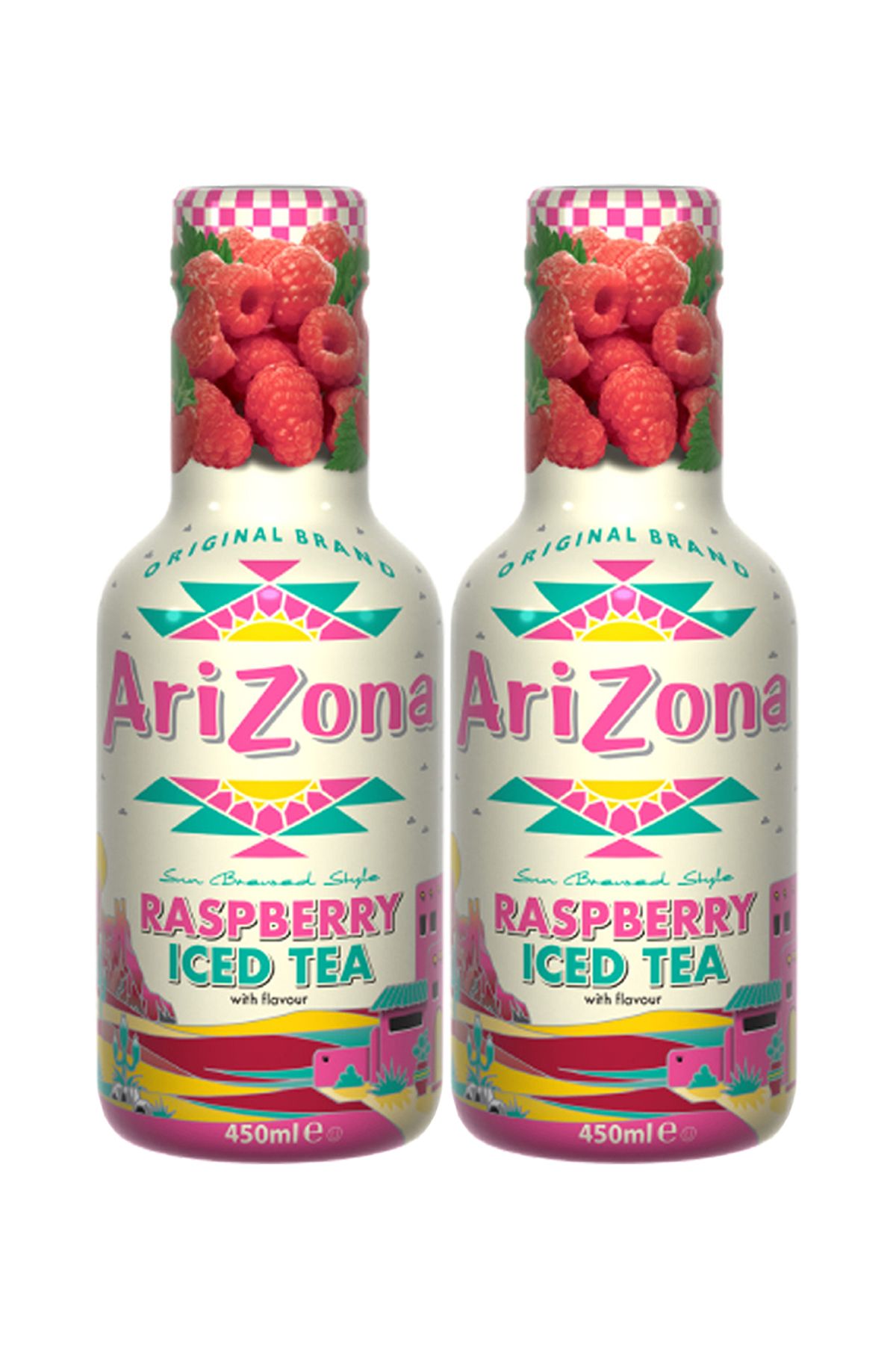 Transmed Arizona Raspberry Iced Tea 450 ml 2'li - Ahududulu Soğuk Çay