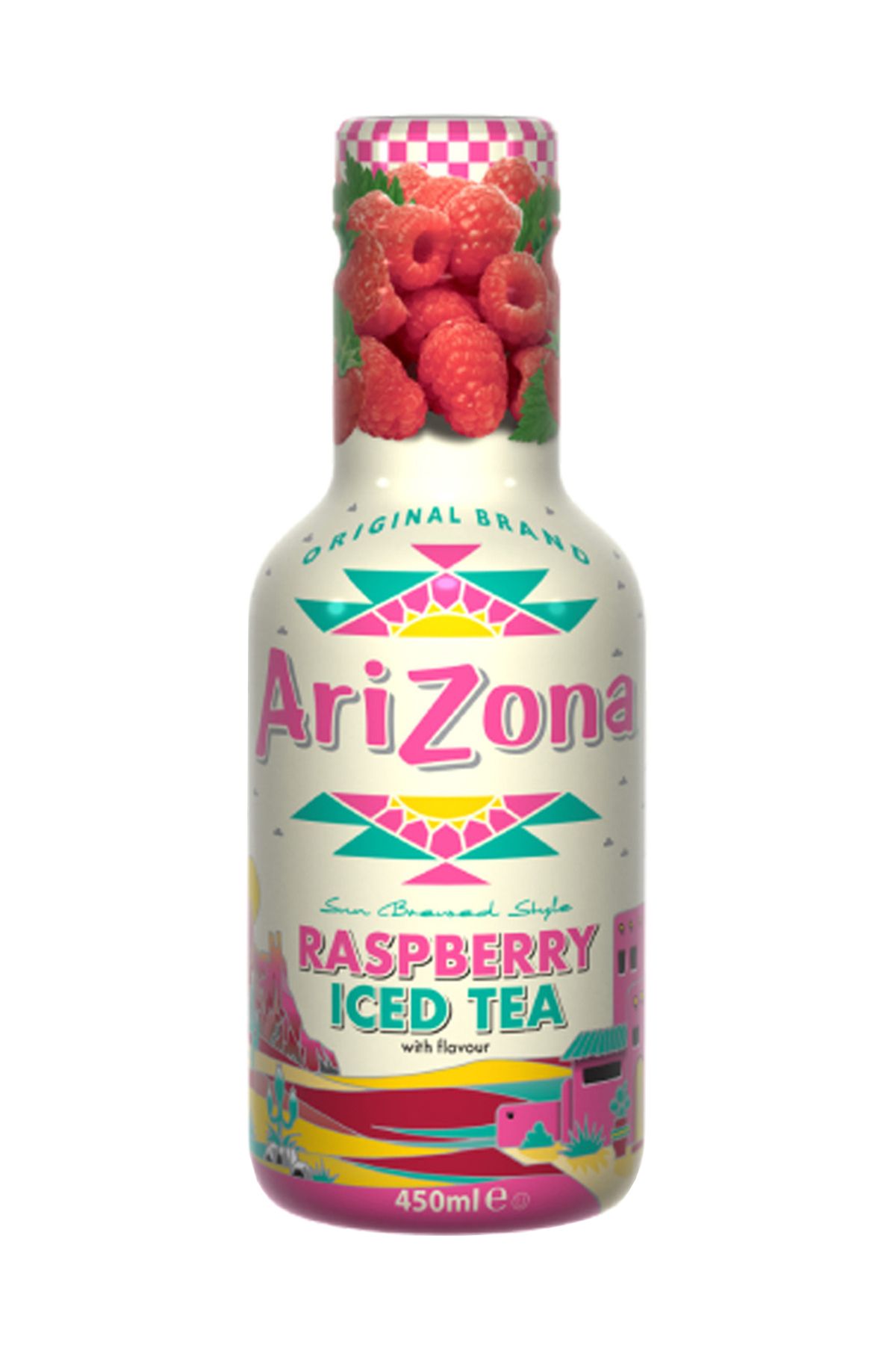 Transmed Arizona Raspberry Iced Tea 450 ml - Ahududulu Soğuk Çay