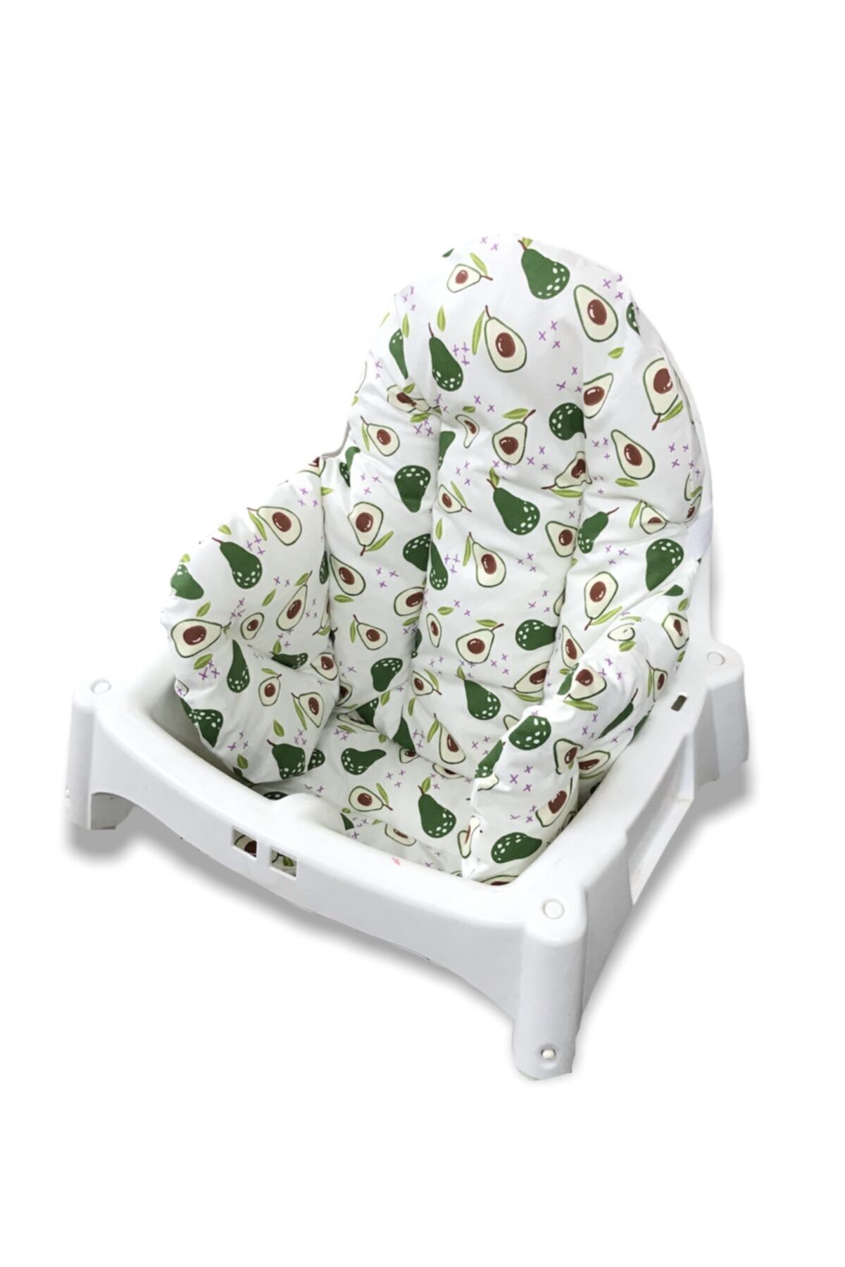 Bebek Özel Pamuklu Bebek Çocuk Mama Sandalyesi Minderi Avakado fotoğrafı 3 (önizleme)