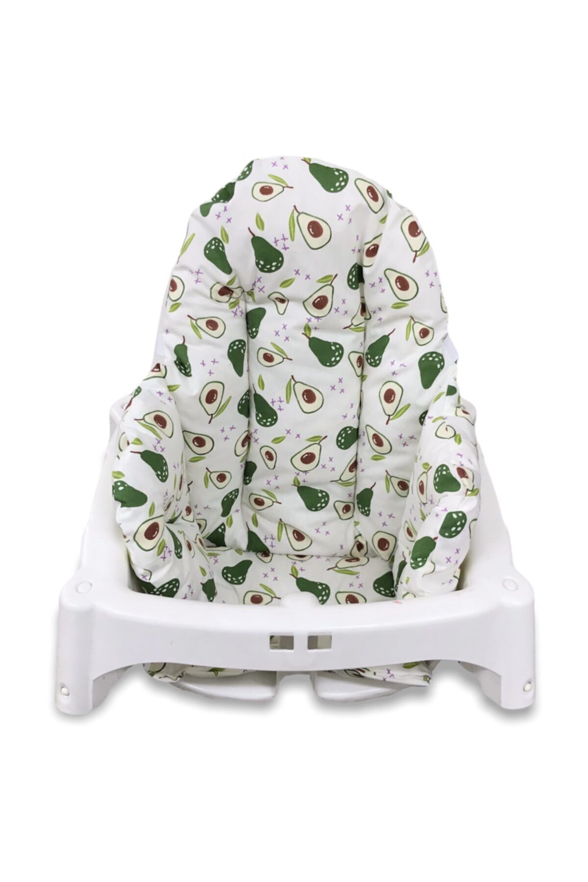 Bebek Özel Pamuklu Bebek Çocuk Mama Sandalyesi Minderi Avakado fotoğrafı 2 (önizleme)