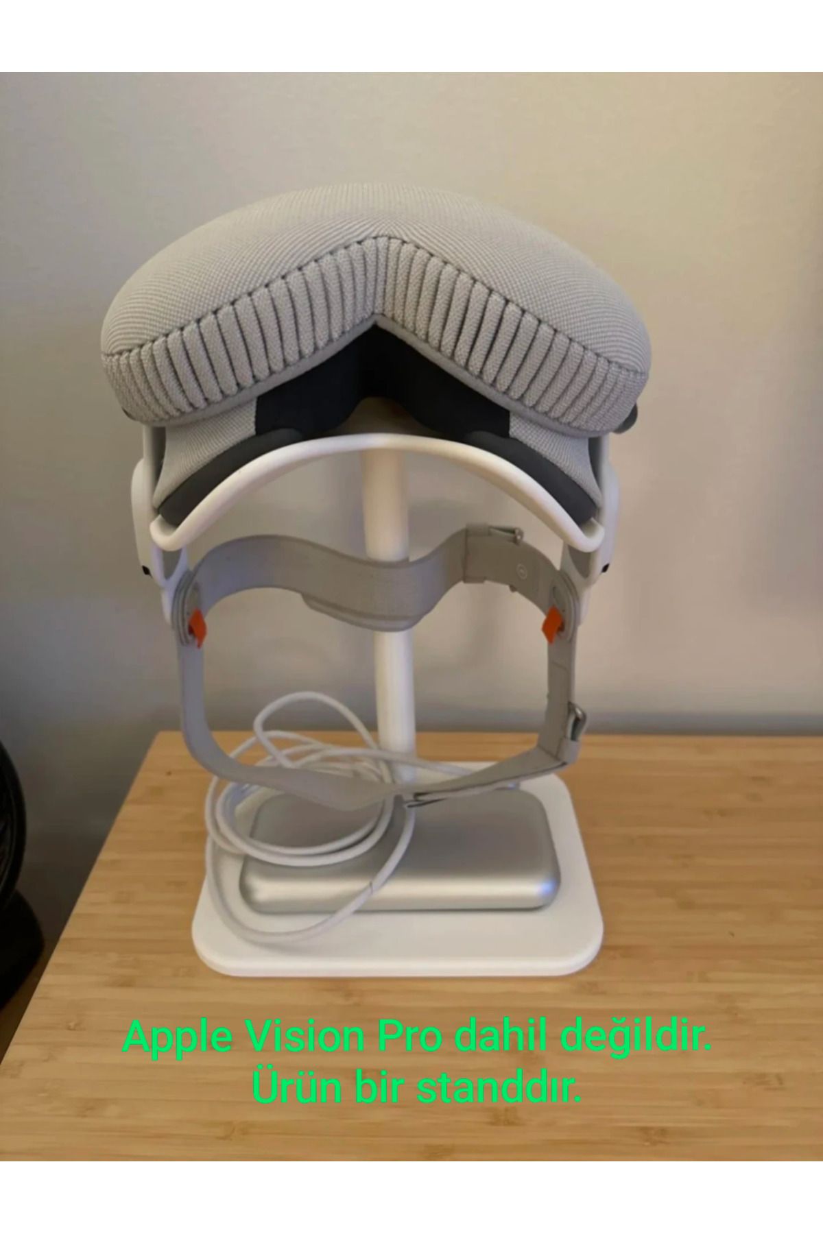 just3dprintings Vision Pro uyumlu Dikey Stand – Beyaz