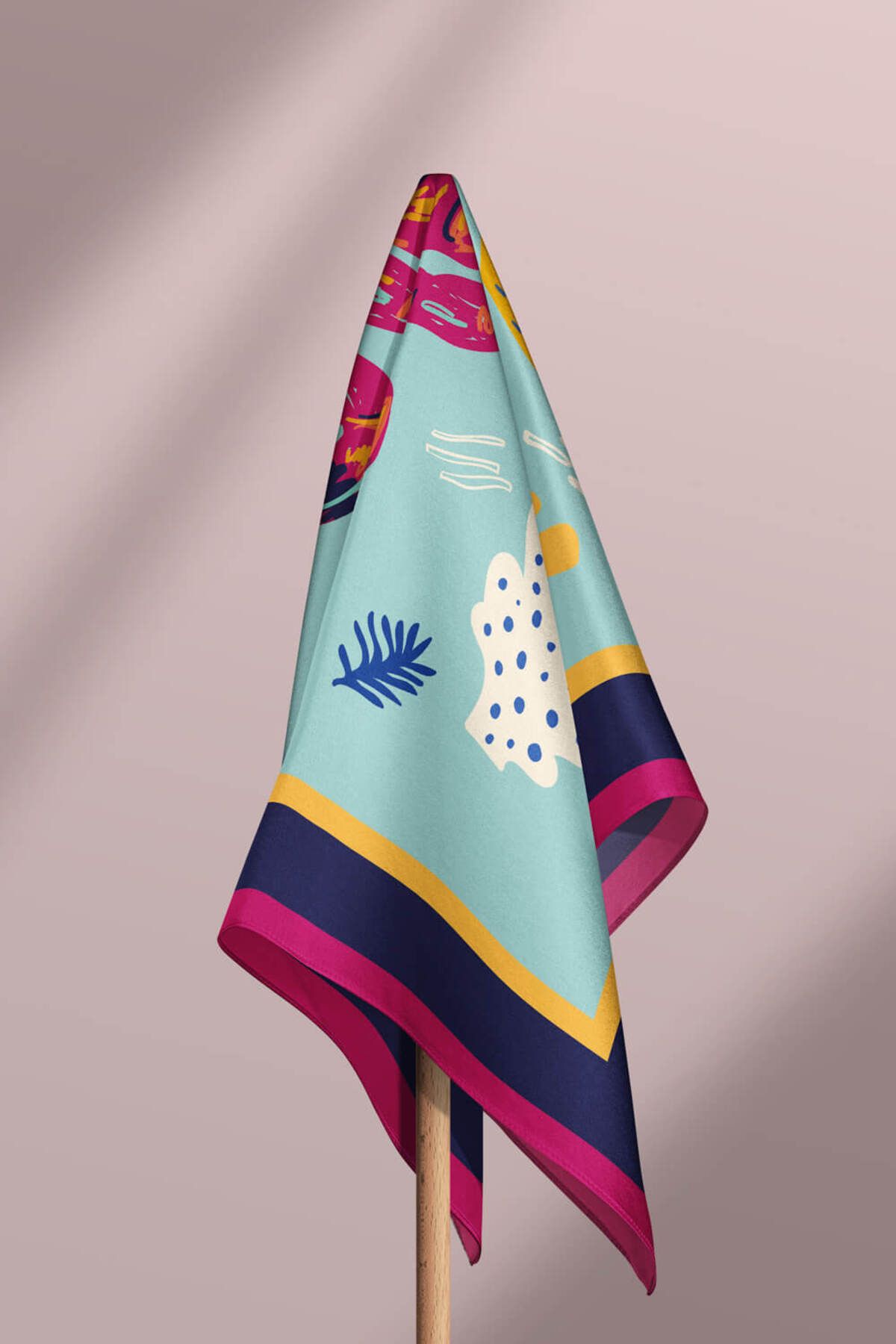 Modabutik-Crab Patterned Bandana 6