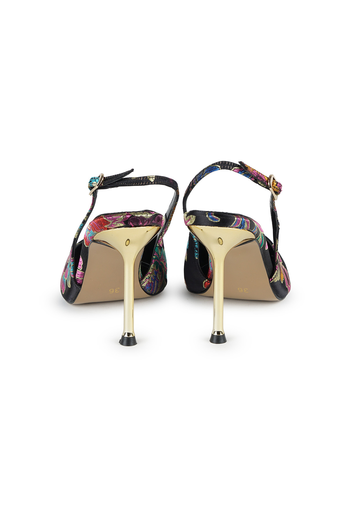 Letafia  Valley Etnik Desen Topuklu Ayakkabı - Görsel 8