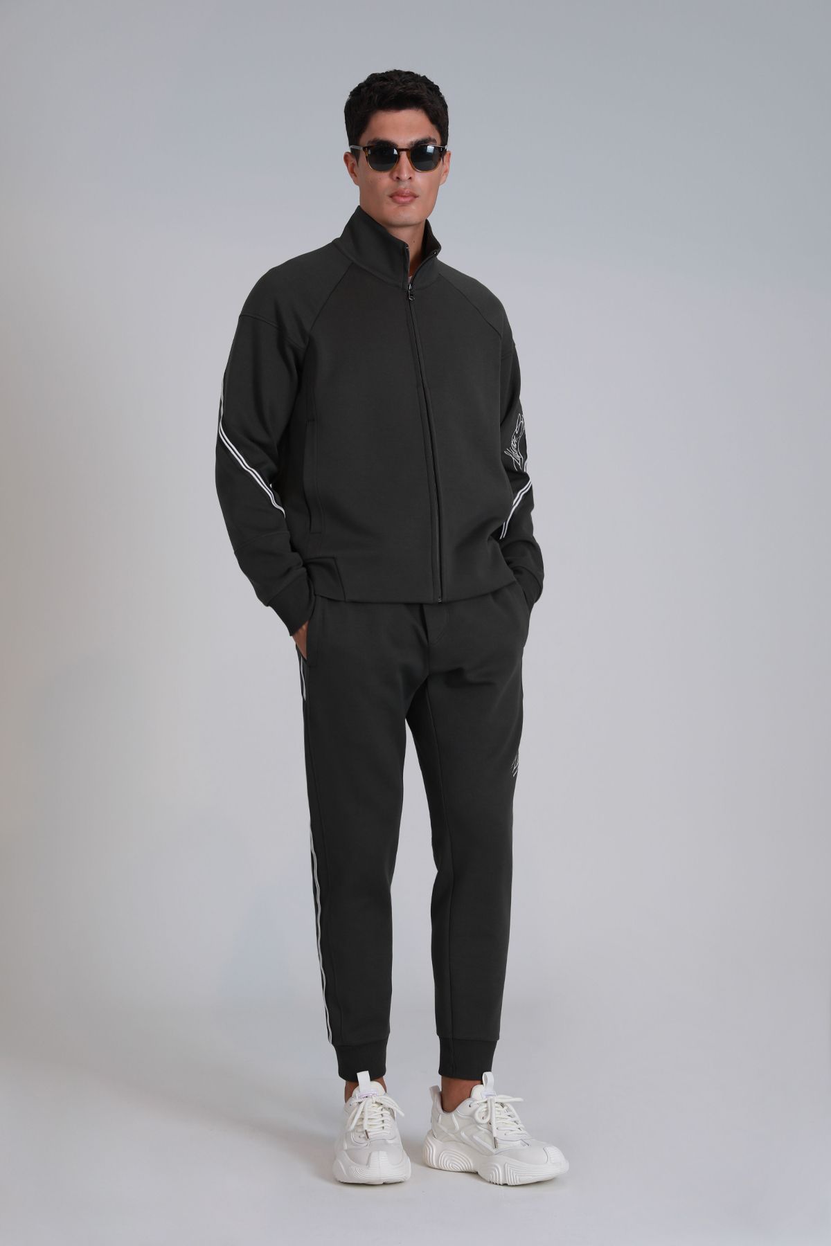Lufian-Roader Men's Sweatpants - Dark Green 4