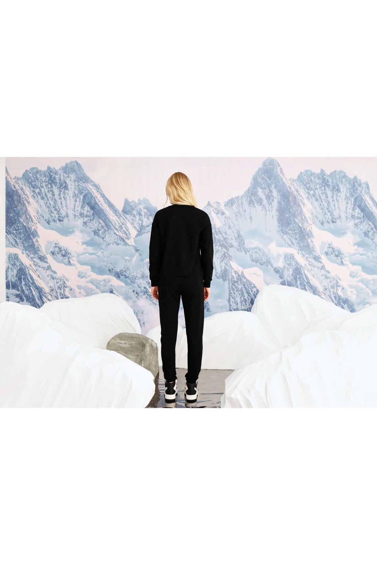Sevim-Sevi̇m 21025 Printed Pants Suit 25Y 4
