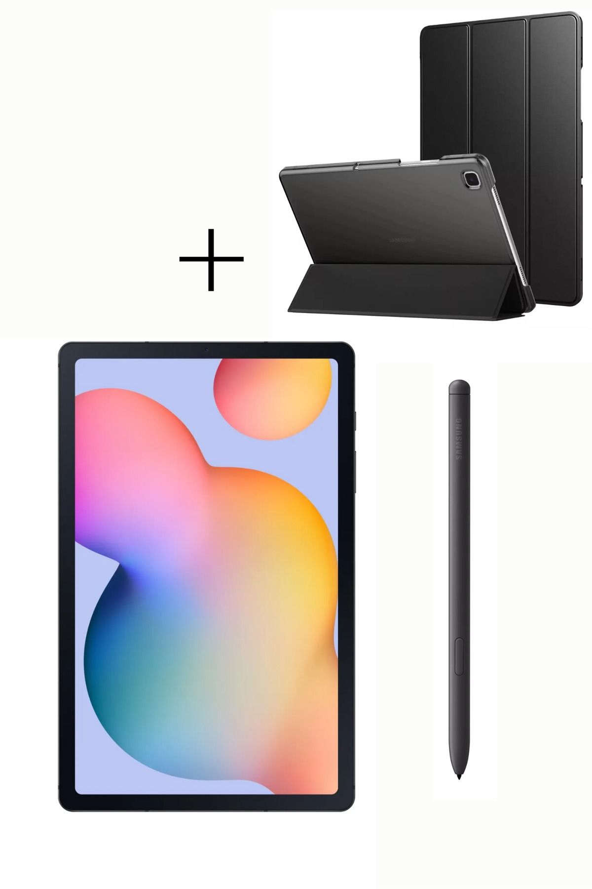Samsung Galaxy Tab S6 Lite 128 Gb Gri Tablet ( Türkiye Garantili) Kalem Kılıf