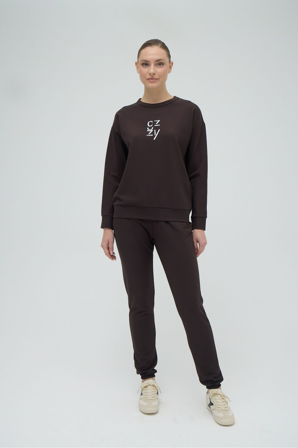 Sevim-Sevi̇m 21025 Printed Pants Suit 25Y 5