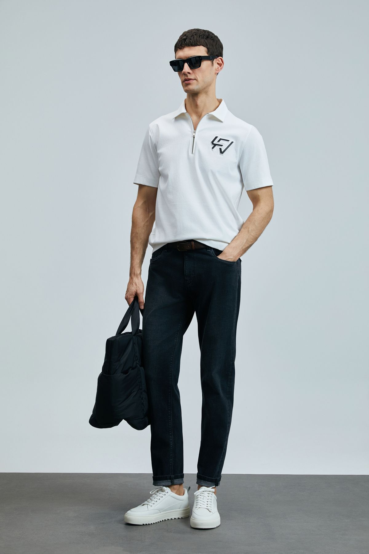 Luıco Smart Jean Erkek Pantolon Regular Fit Antrasit - 3