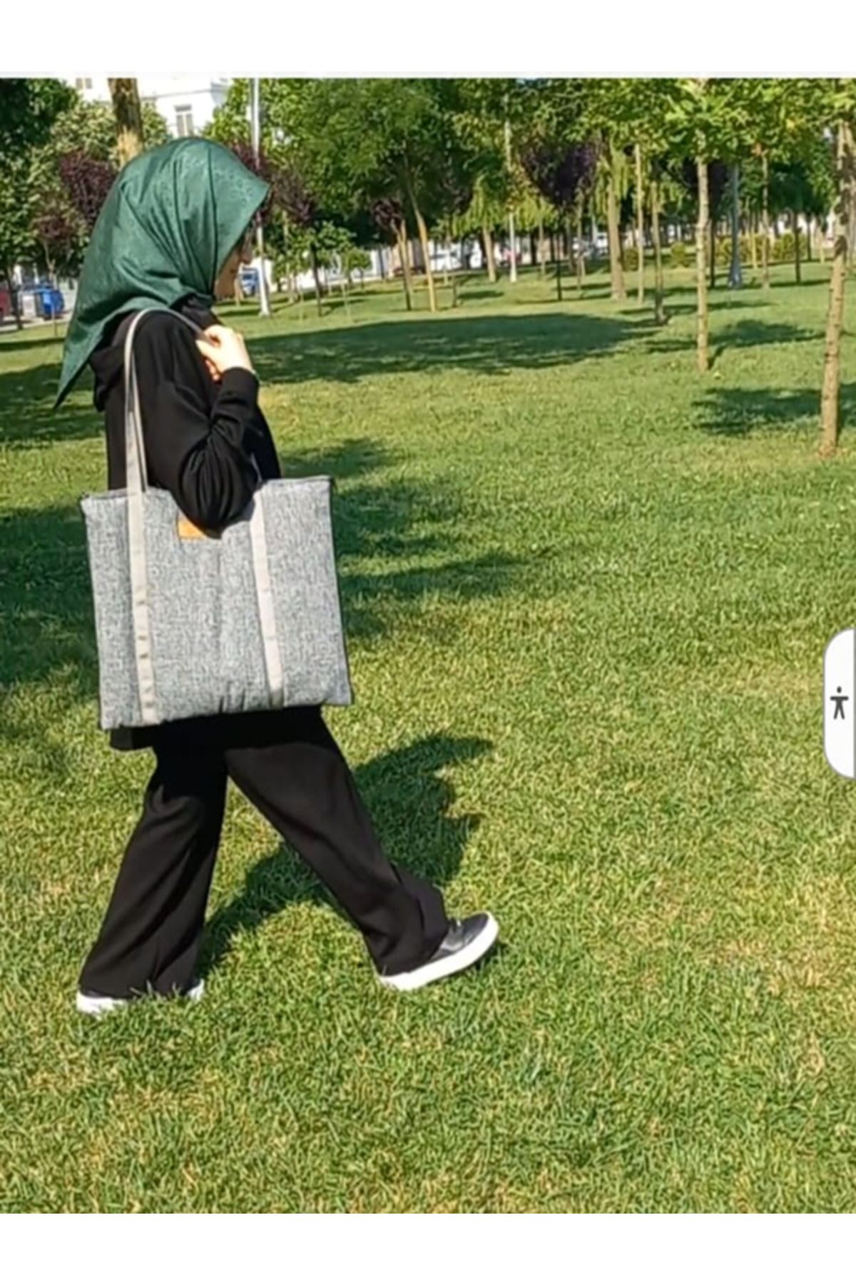 PettyComfort Samanta 3 Fonksiyon Piknik Çantası/ Minderi-piknik Örtüsü-terletmez Keten Kumaş Içi Dolgulu 80x50cm