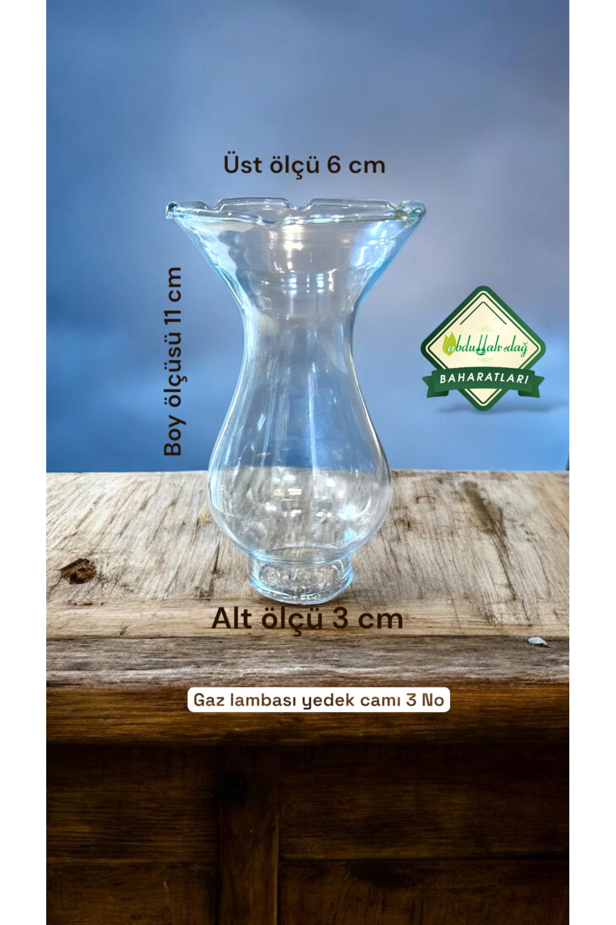 ABDULLAH DAĞ Hatay Yöresinden Nostalji Otantik Yedek Gaz Lambası Yedek Camı Yedek Cam Oval 3 No