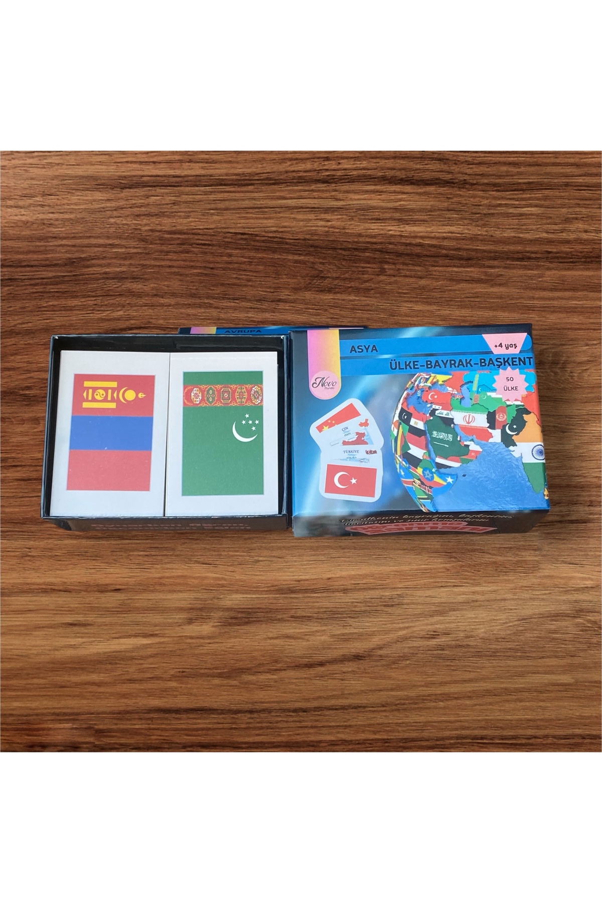 کشورهای آسیا - نقشه - پرچم - پایتخت‌ها - کارت‌ها