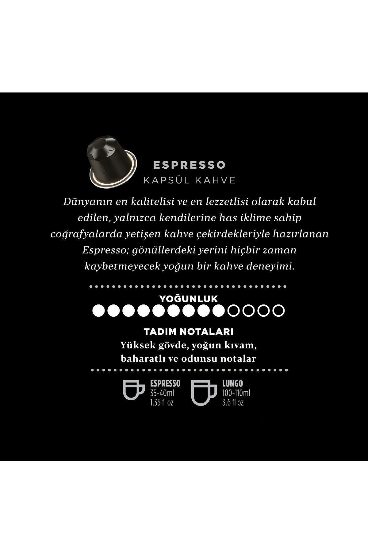 Kahve Dünyası-علبة قهوة اسبريسو كبسولات 10 |   نكهة مكثفة |   متوافق مع جميع ماكينات القهوة بالكبسولات 4