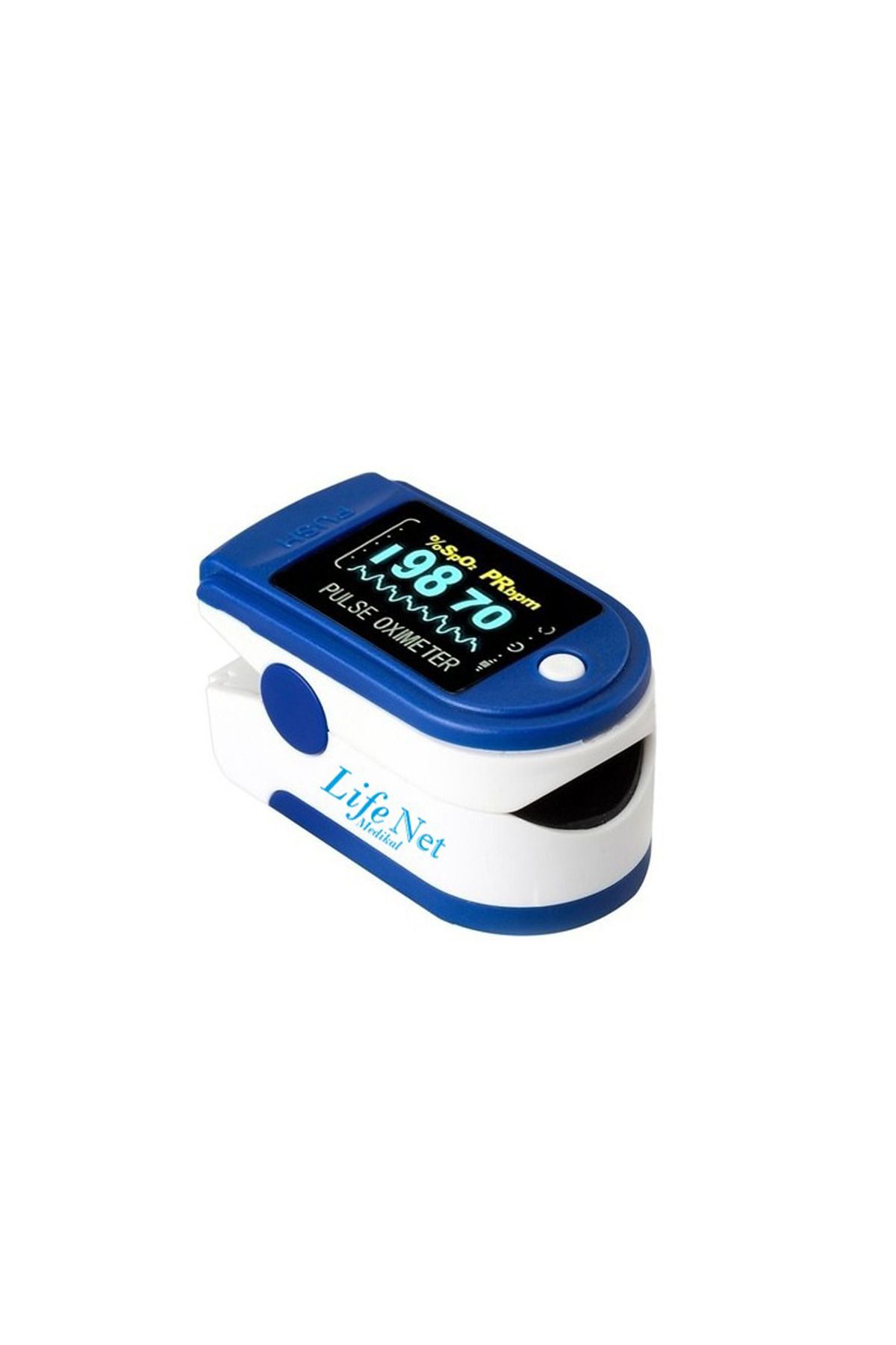 Life Net Medikal Pulse Oksimetre Parmak Tipi Kan Oksijen Nabız Ölçer Oximeter KE-6007