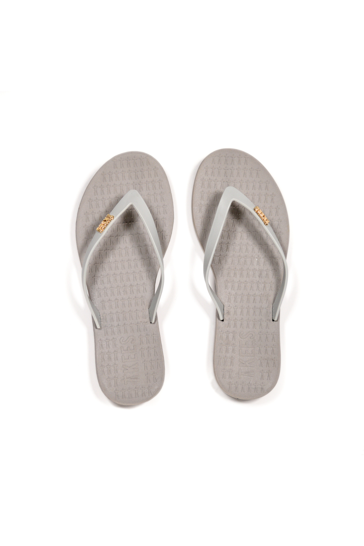 Tkees-Women's Gray Flip Flops Beach Slippers Tk-P204 2