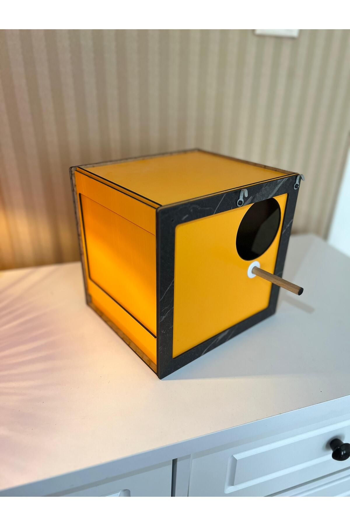 Demo Tasarım-Budgie Nest with Nest Orange Bird Nest 6