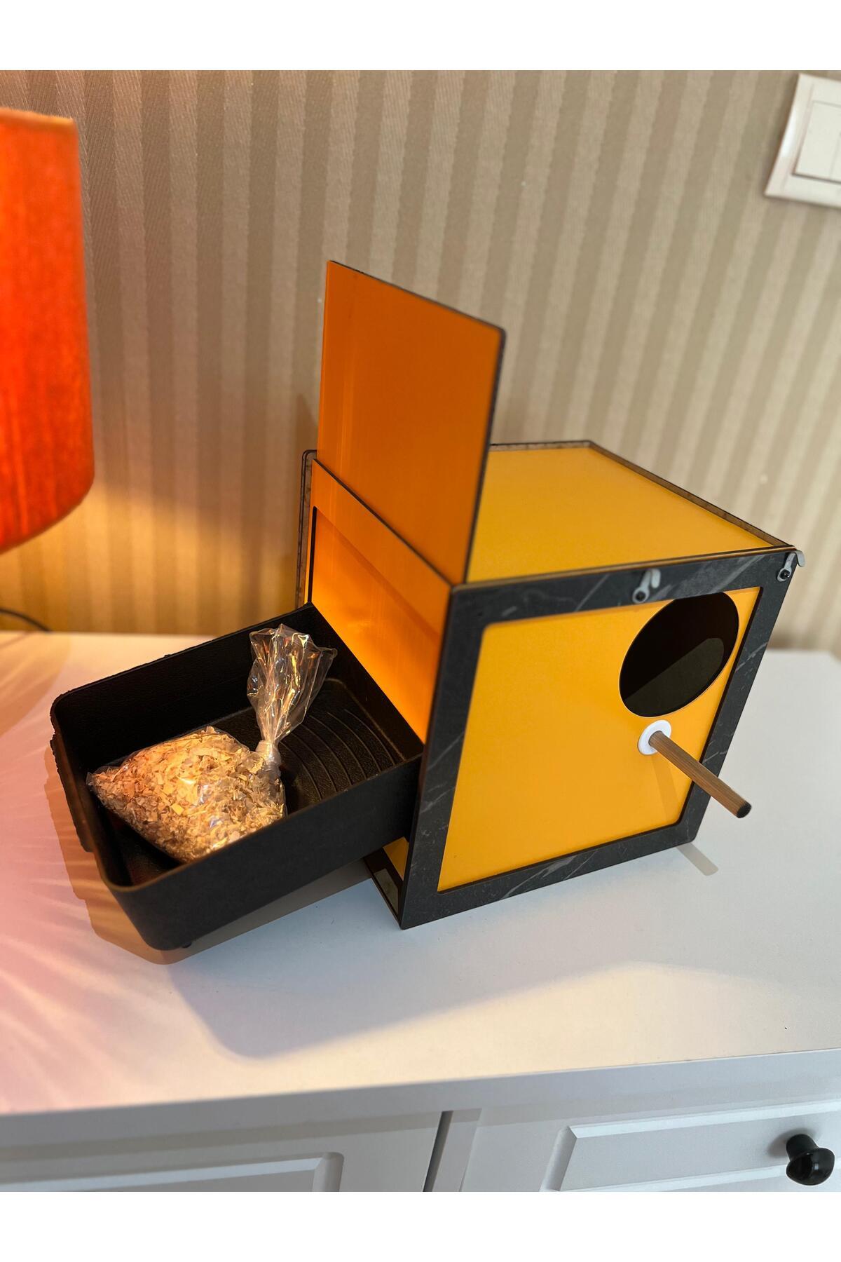 Demo Tasarım-Budgie Nest with Nest Orange Bird Nest 2