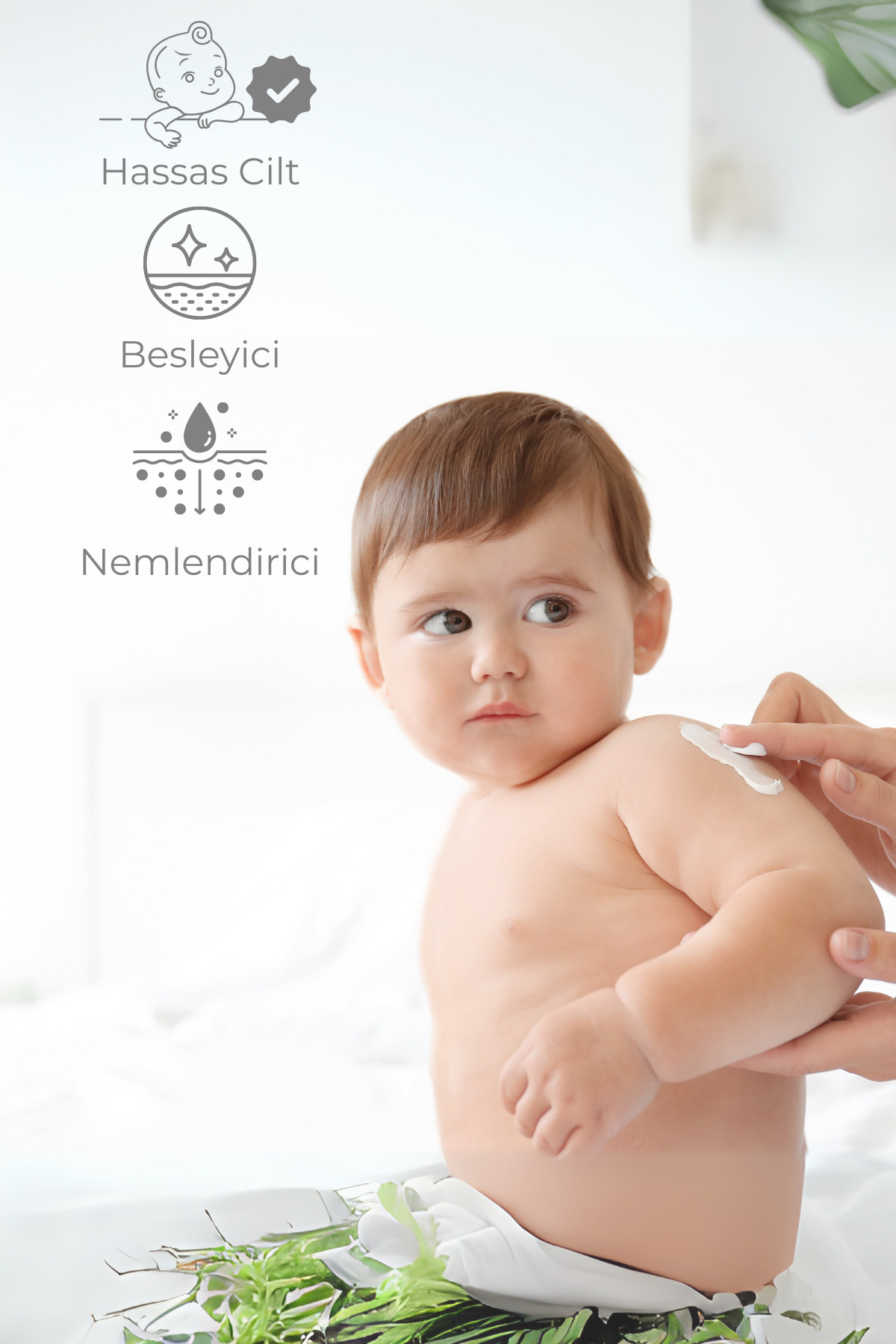 Let's Be NATURAL Bebek Losyon 200 ml Doğal Besleyici Ve Nemlendirici Bebek Bakım Kremi fotoğrafı 4 (önizleme)