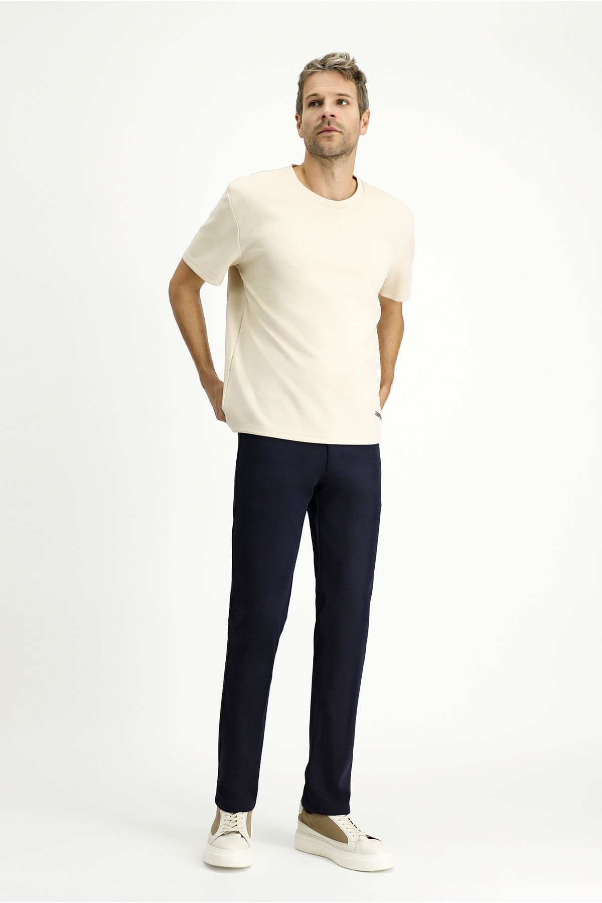 POLO CLUB Slim Fit Dar Kesim Kanvas / Chino Pantolon