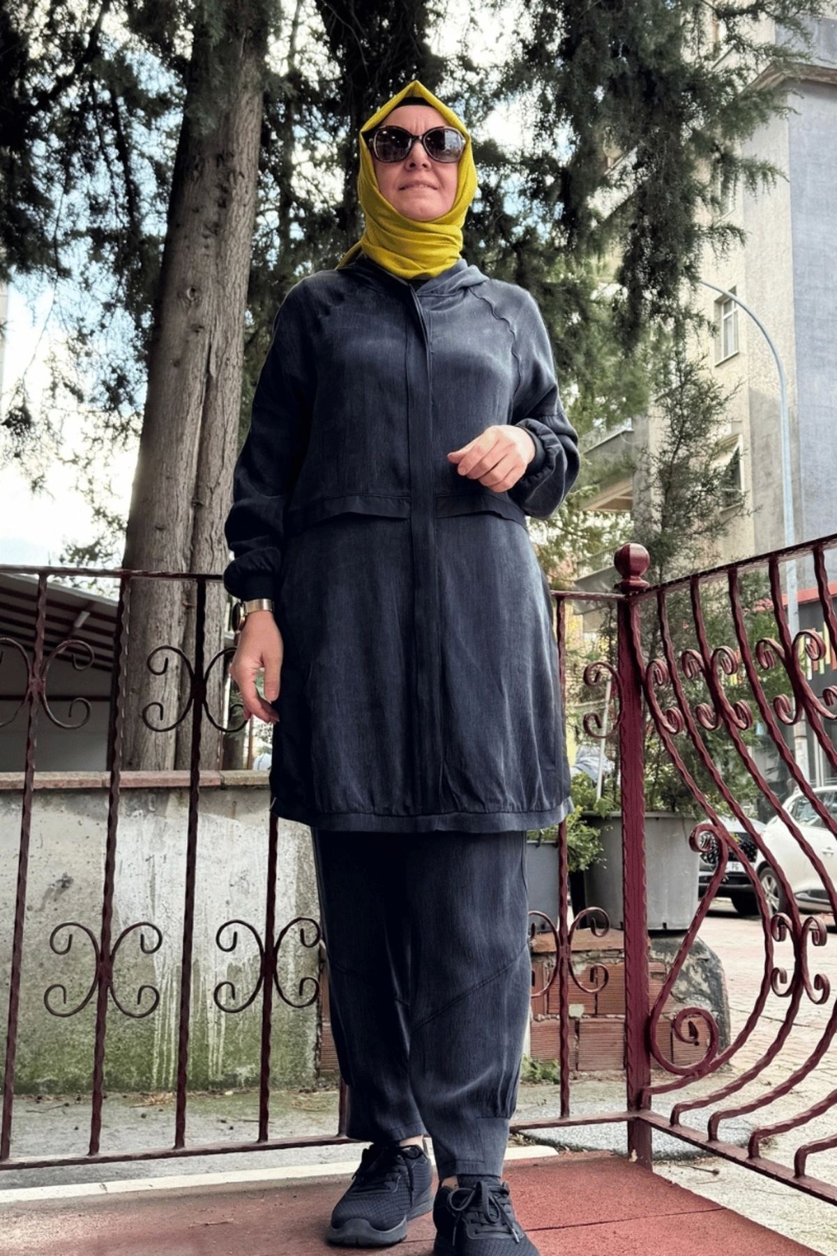AlMarwah Cupra İpek Takım Siyah 202670