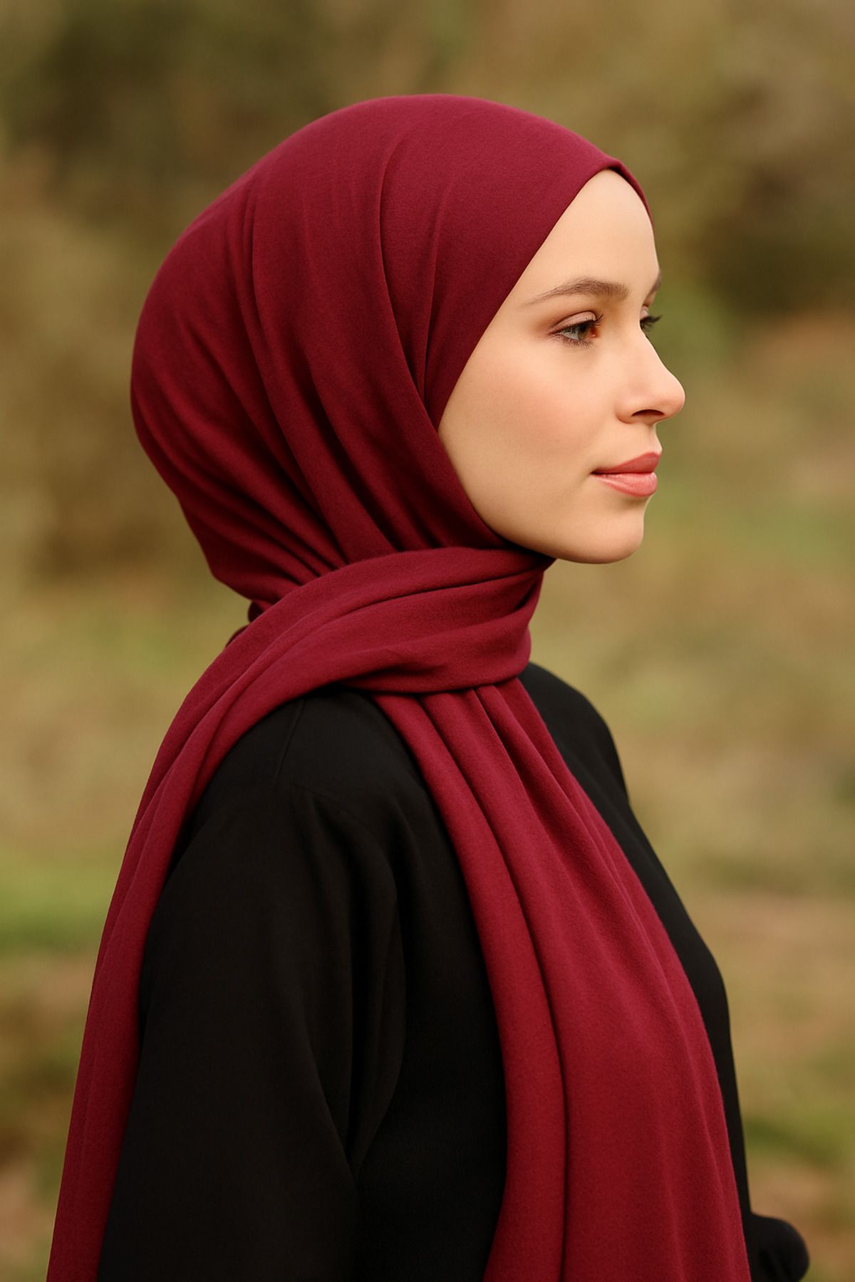 Nuva Land Soft Touch Düz Pamuk Şal – Gün Boyu Konfor